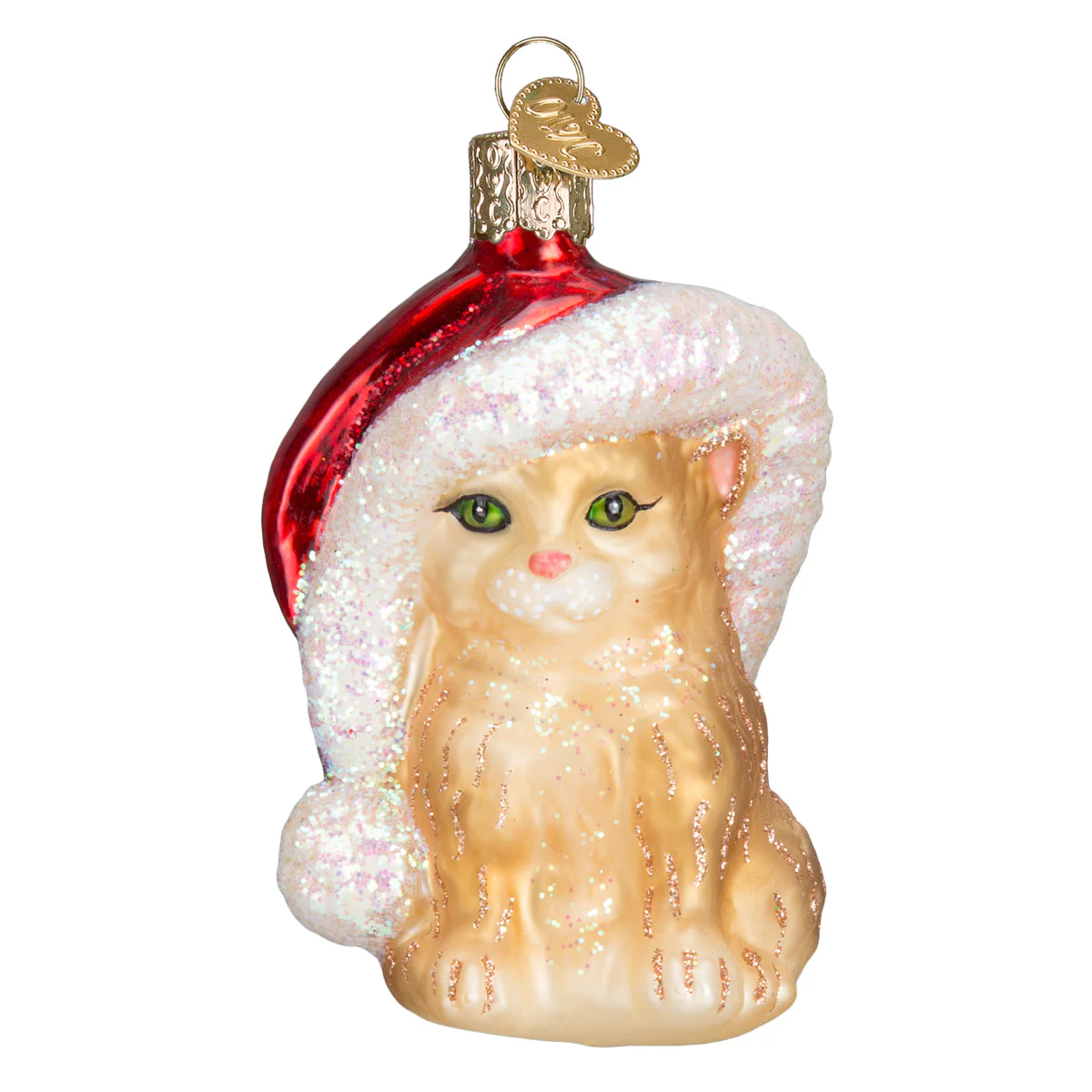 Santa's Kitten Ornament - Image 3