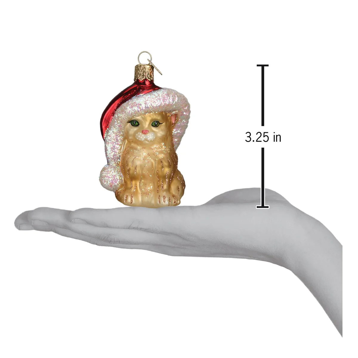 Santa's Kitten Ornament - Image 6