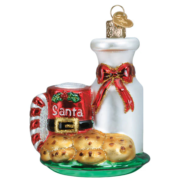 Santa's Milk & Cookies Ornament - Image 3