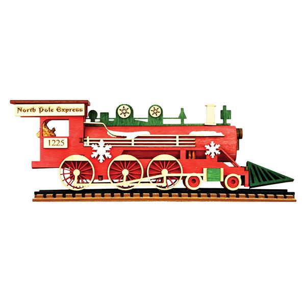 Santa's NP Express Engine Christmas Ornament - Image 3