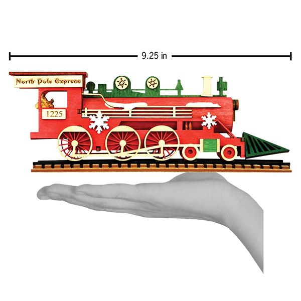 Santa's NP Express Engine Christmas Ornament - Image 4
