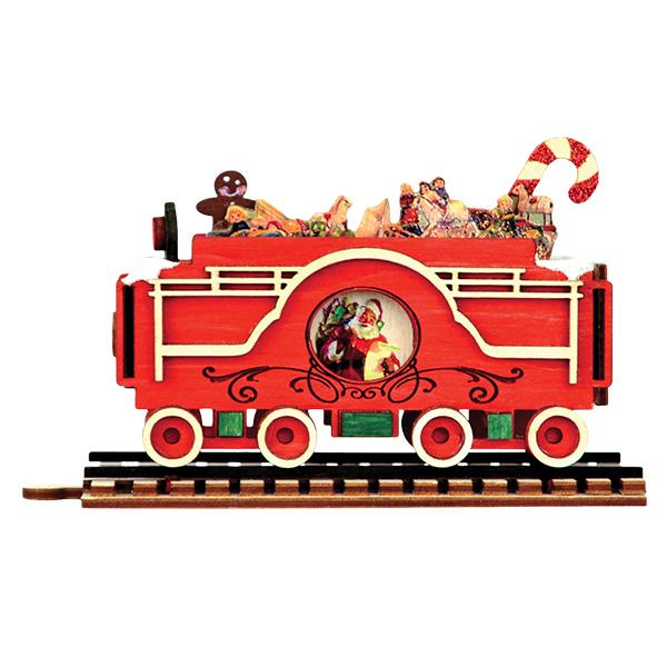Santa's NP Express Tender Pre-Lit Holiday Train - Image 2