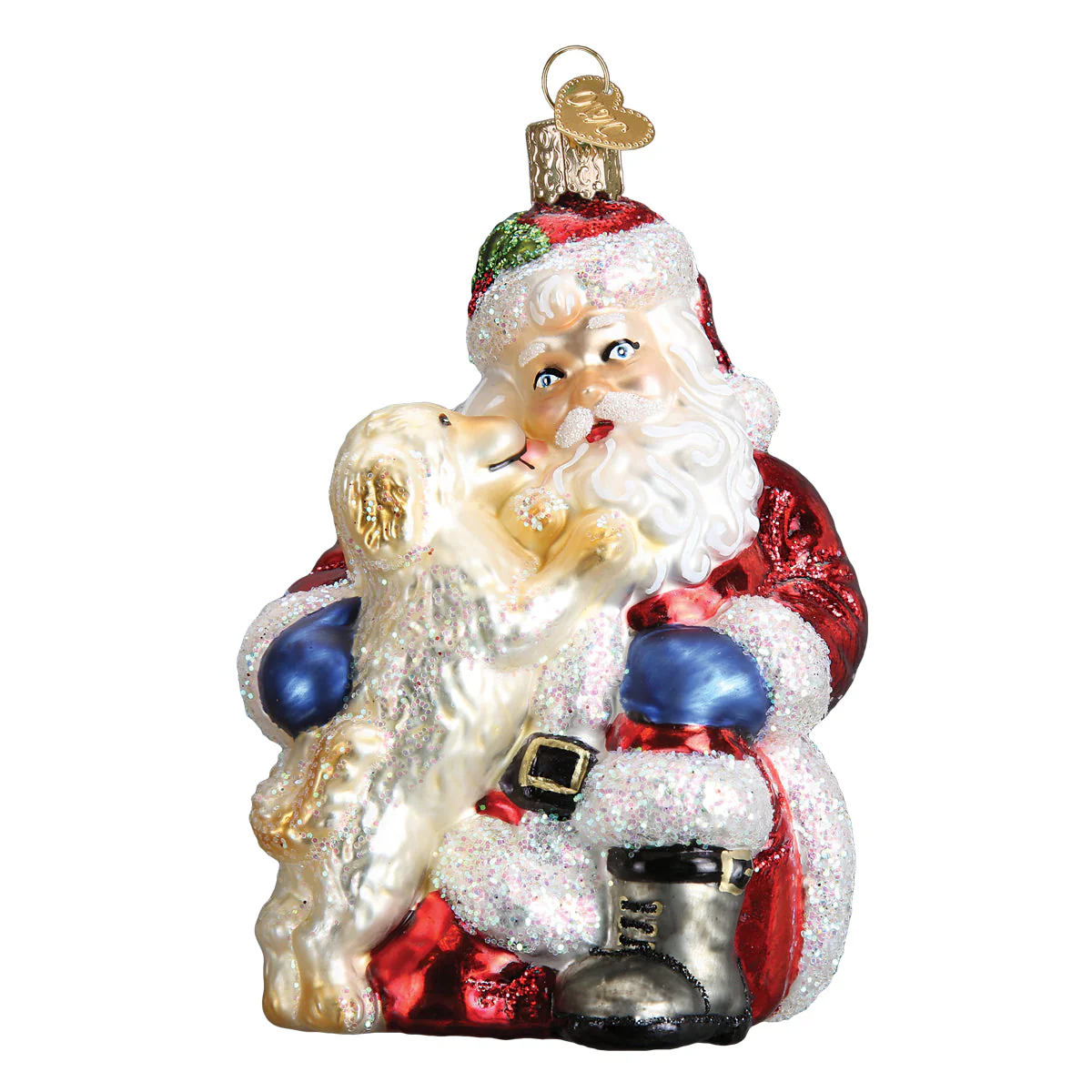Santa's Puppy Love Ornament - Image 3