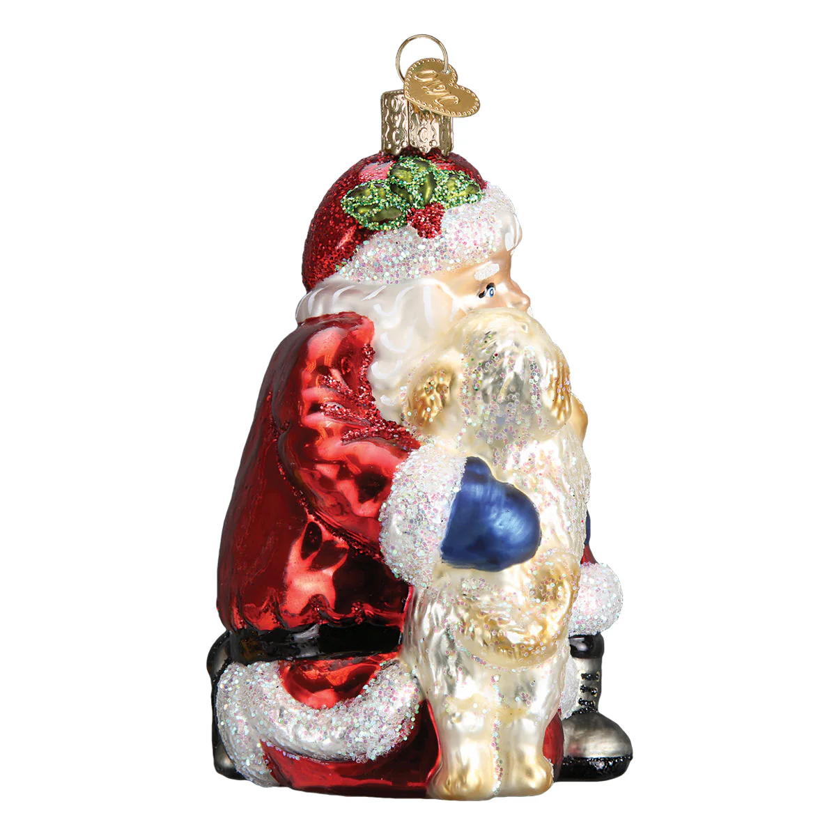 Santa's Puppy Love Ornament - Image 5