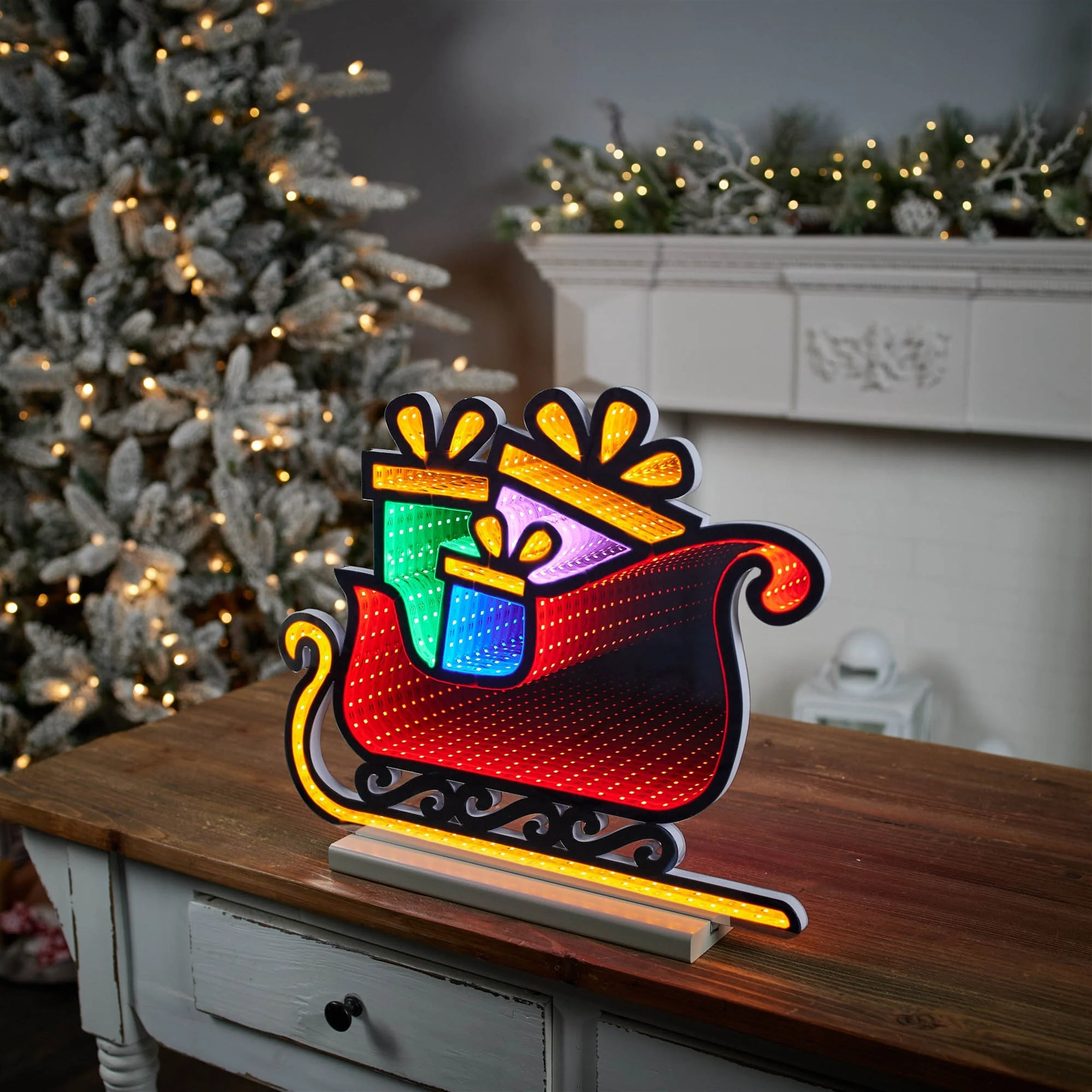 Santa's Sleigh Ekkolight 17"L - Image 2