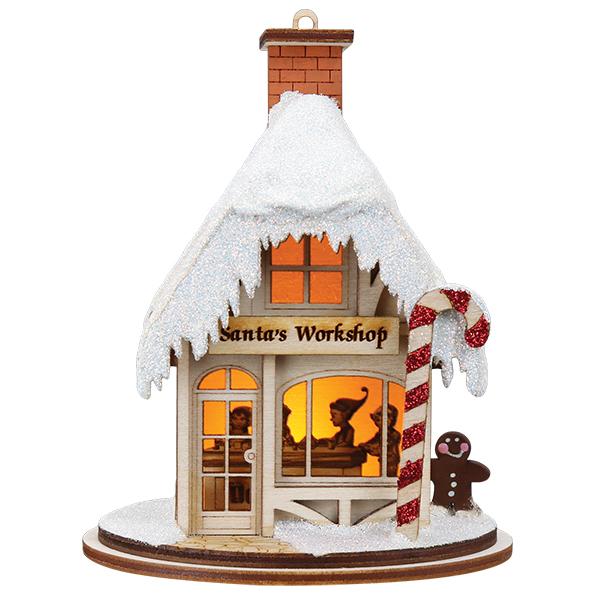 Santa's Workshop Ornament - Image 2