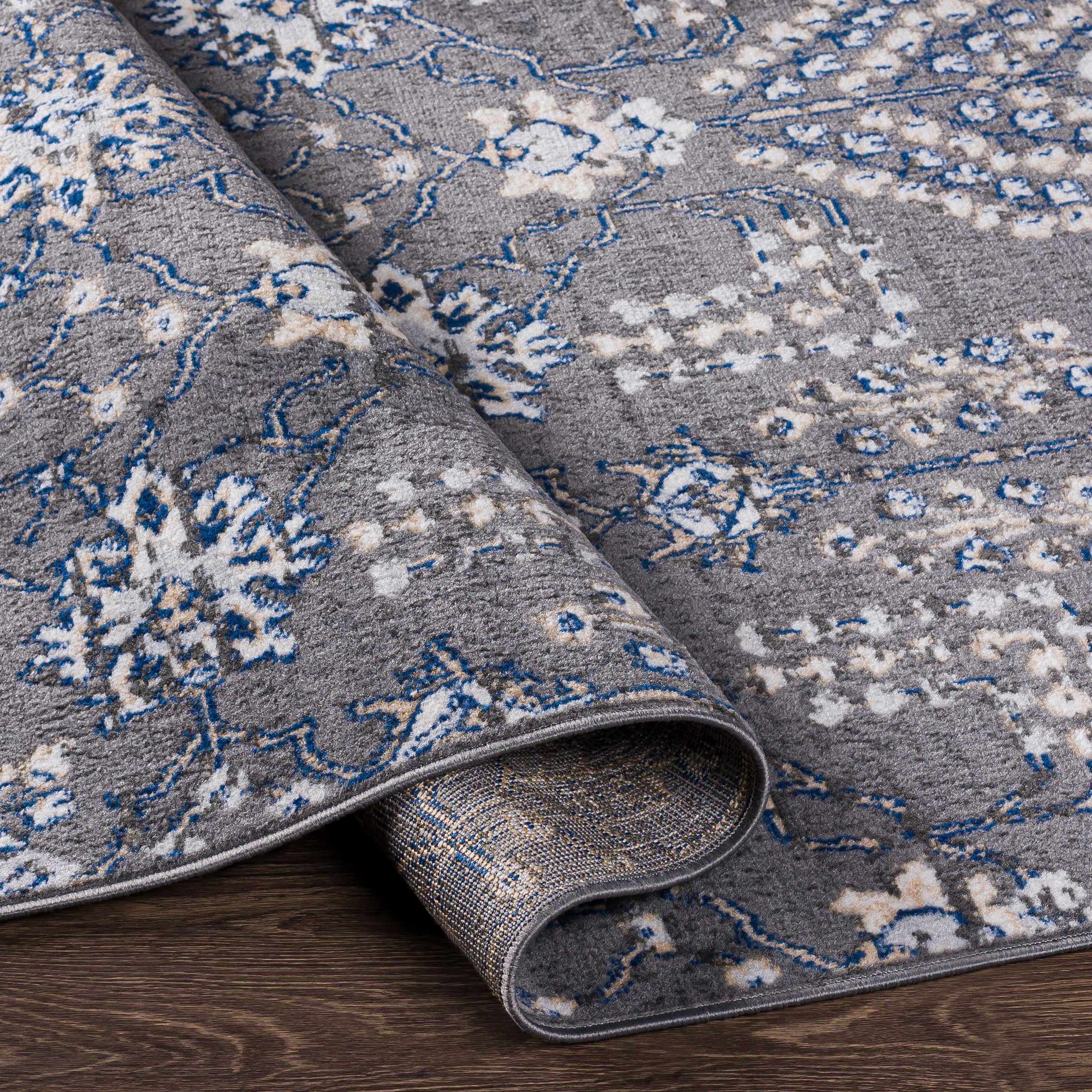 Sapinero Gray Floral Rug - Clearance - Image 5