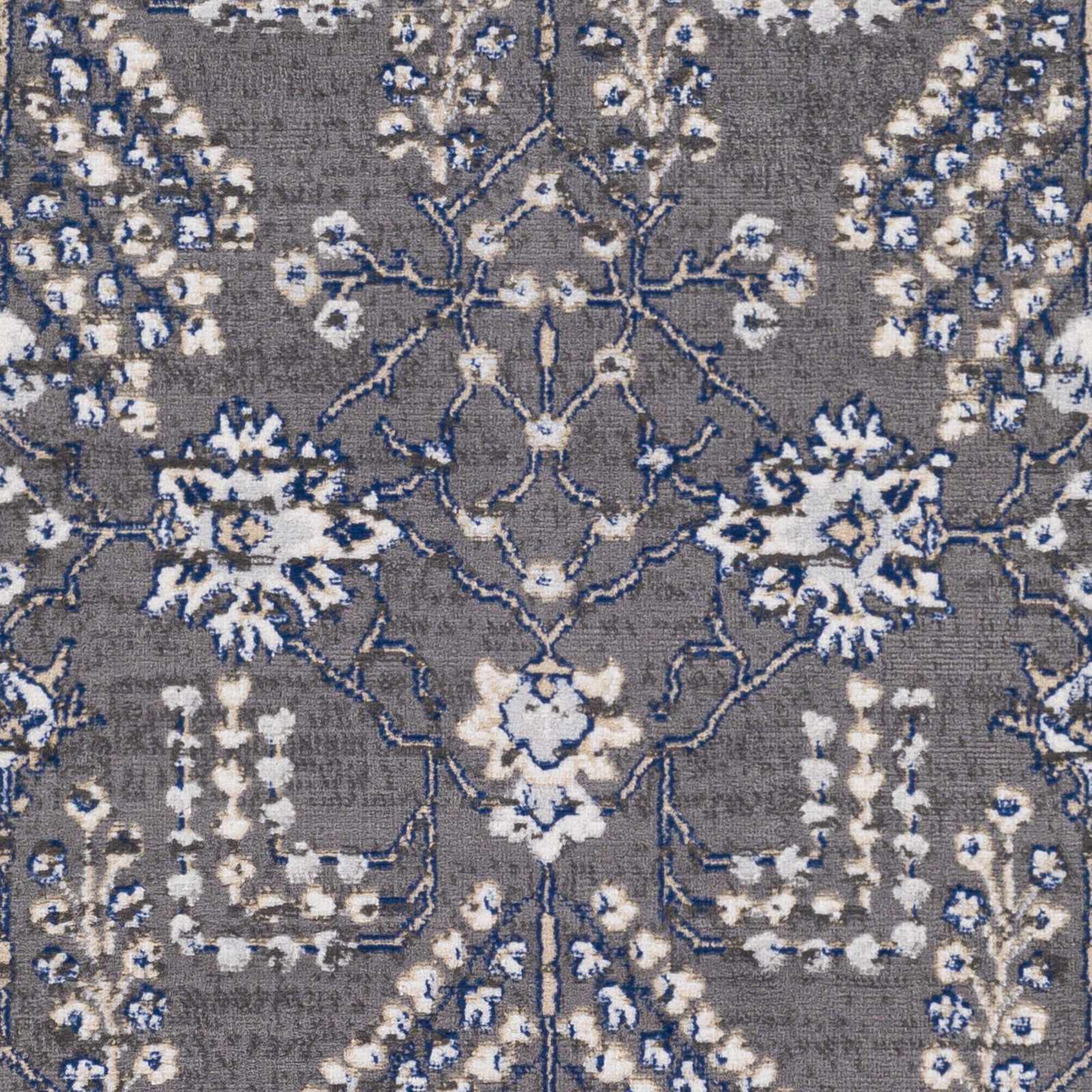 Sapinero Gray Floral Rug - Clearance - Image 6