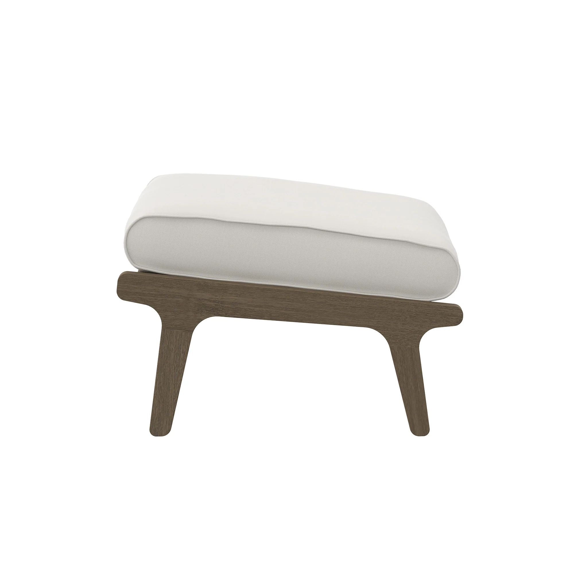 Saratoga Outdoor Patio Teak Ottoman by Modway - Image 4
