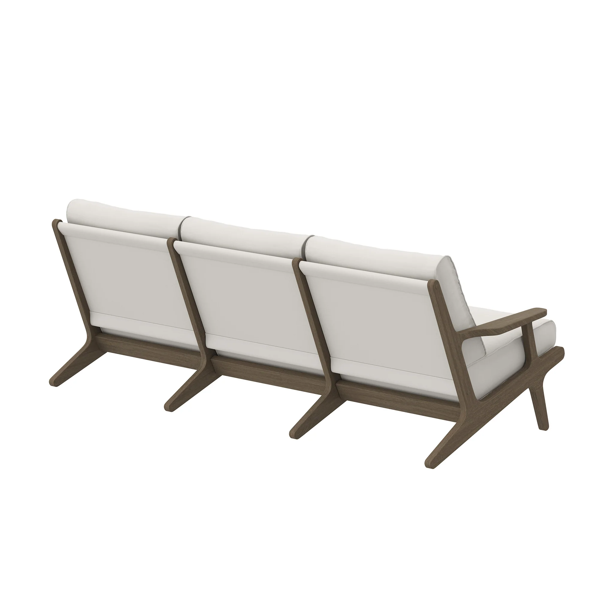 Saratoga Outdoor Patio Teak Sofa by Modway - Image 5