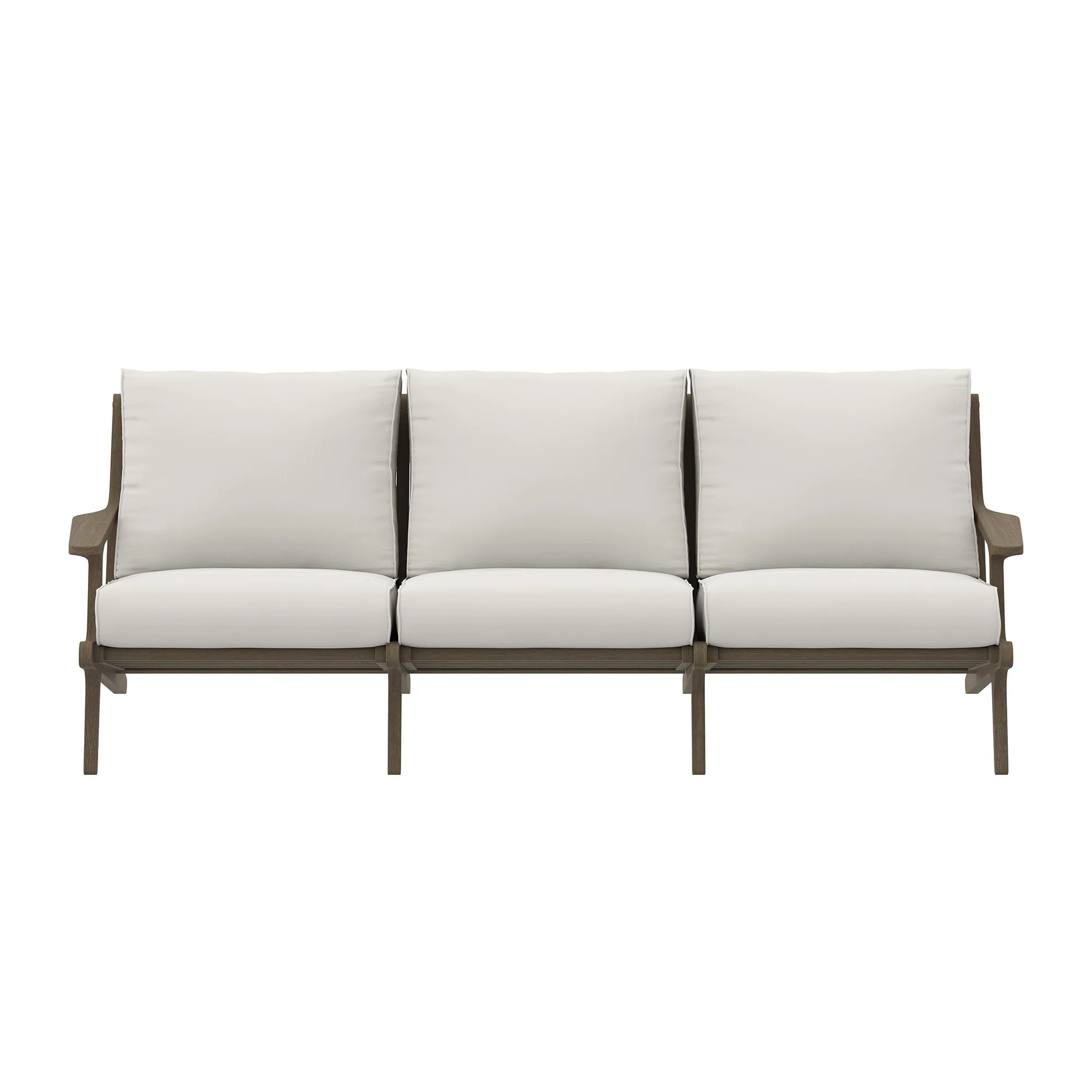 Saratoga Outdoor Patio Teak Sofa by Modway - Image 6