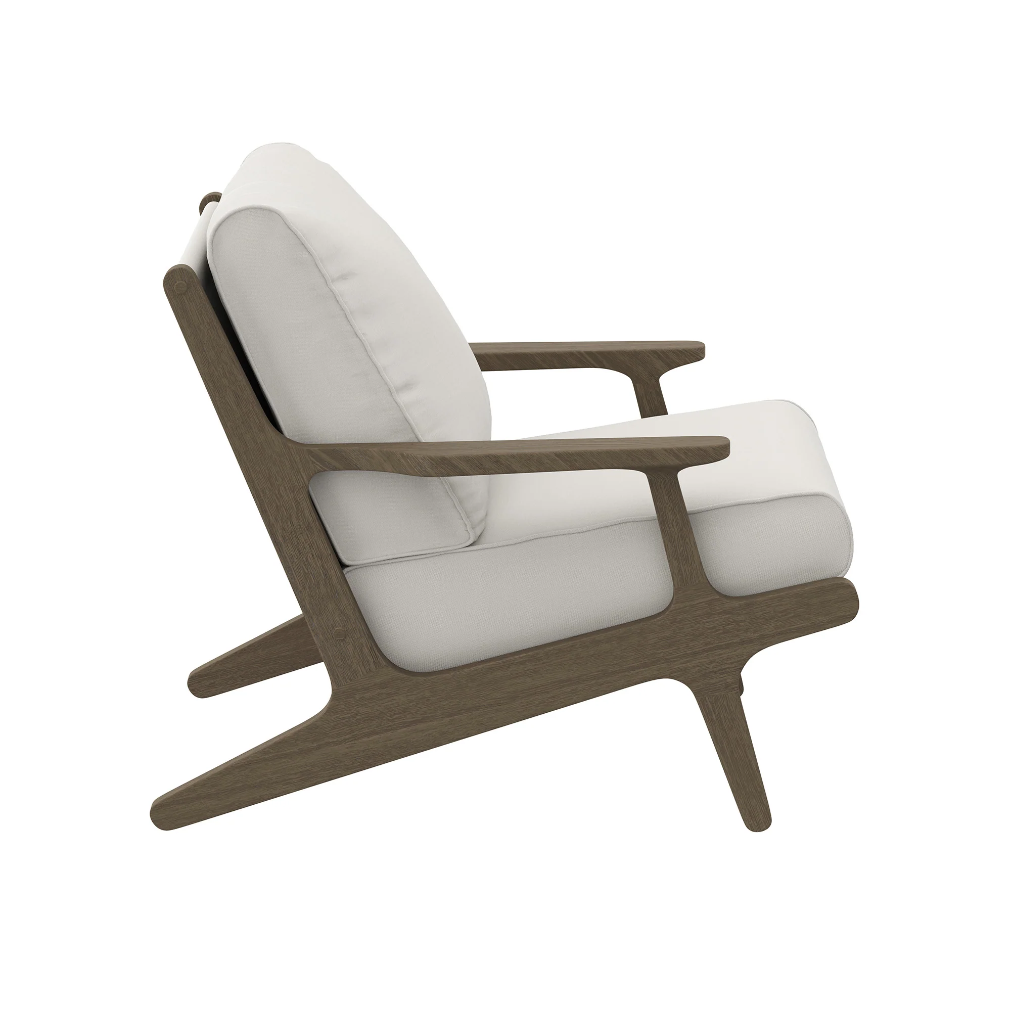 Saratoga Outdoor Patio Teak Wood Armchair by Modway - Image 4