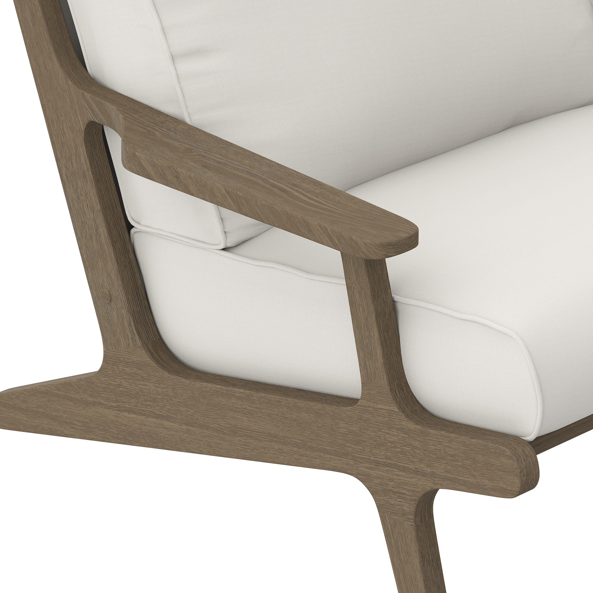 Saratoga Outdoor Patio Teak Wood Armchair by Modway - Image 7