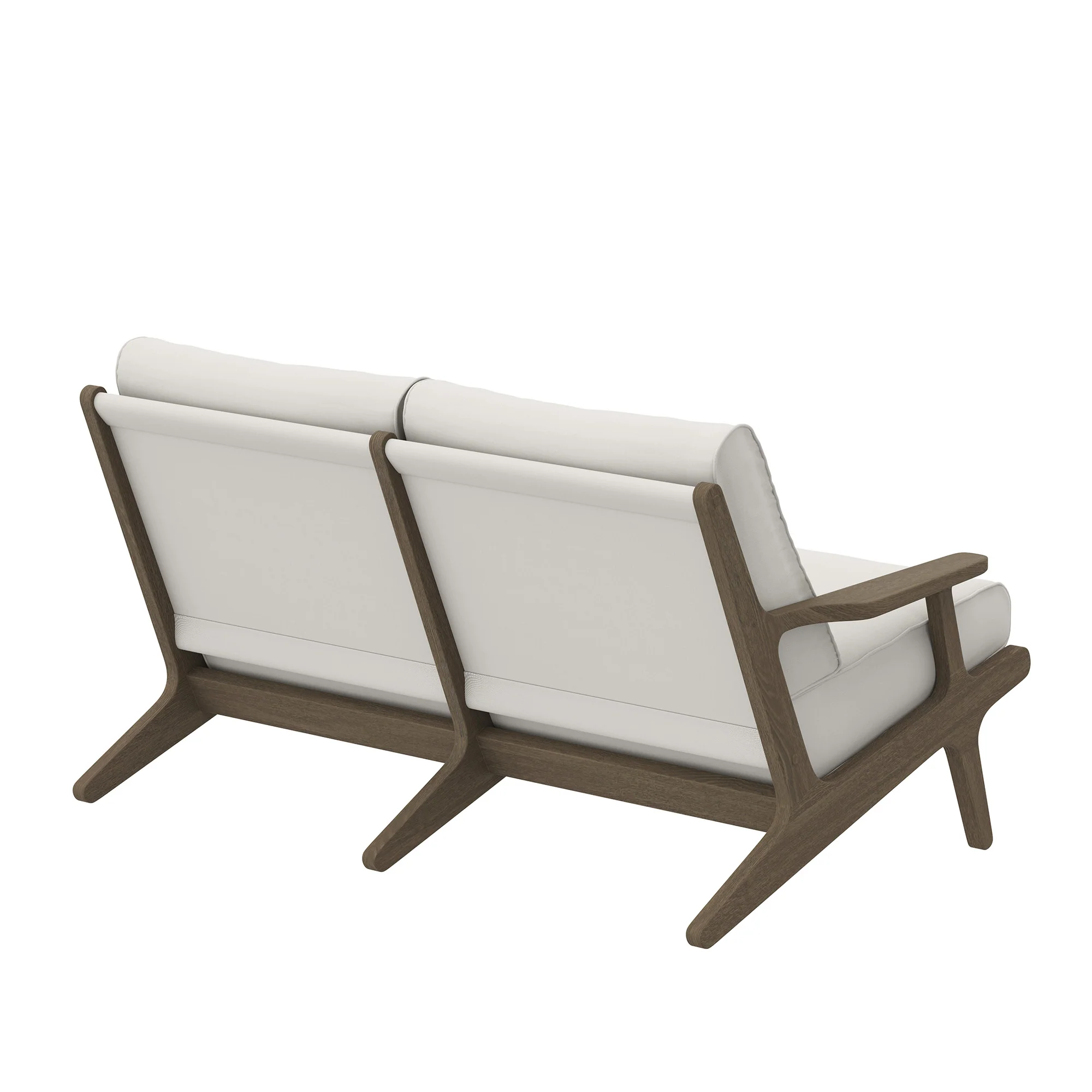Saratoga Outdoor Patio Teak Wood Loveseat by Modway - Image 5