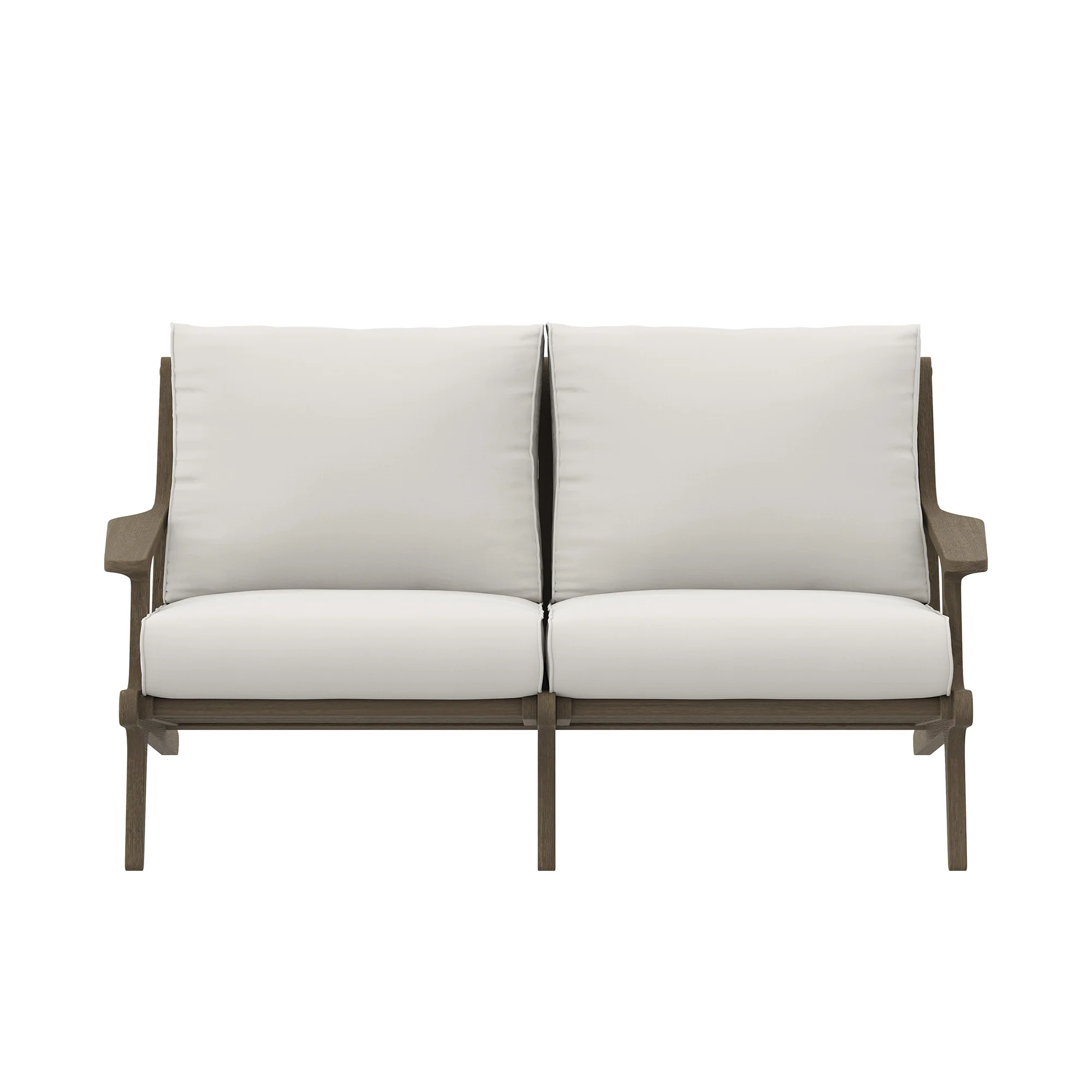 Saratoga Outdoor Patio Teak Wood Loveseat by Modway - Image 6