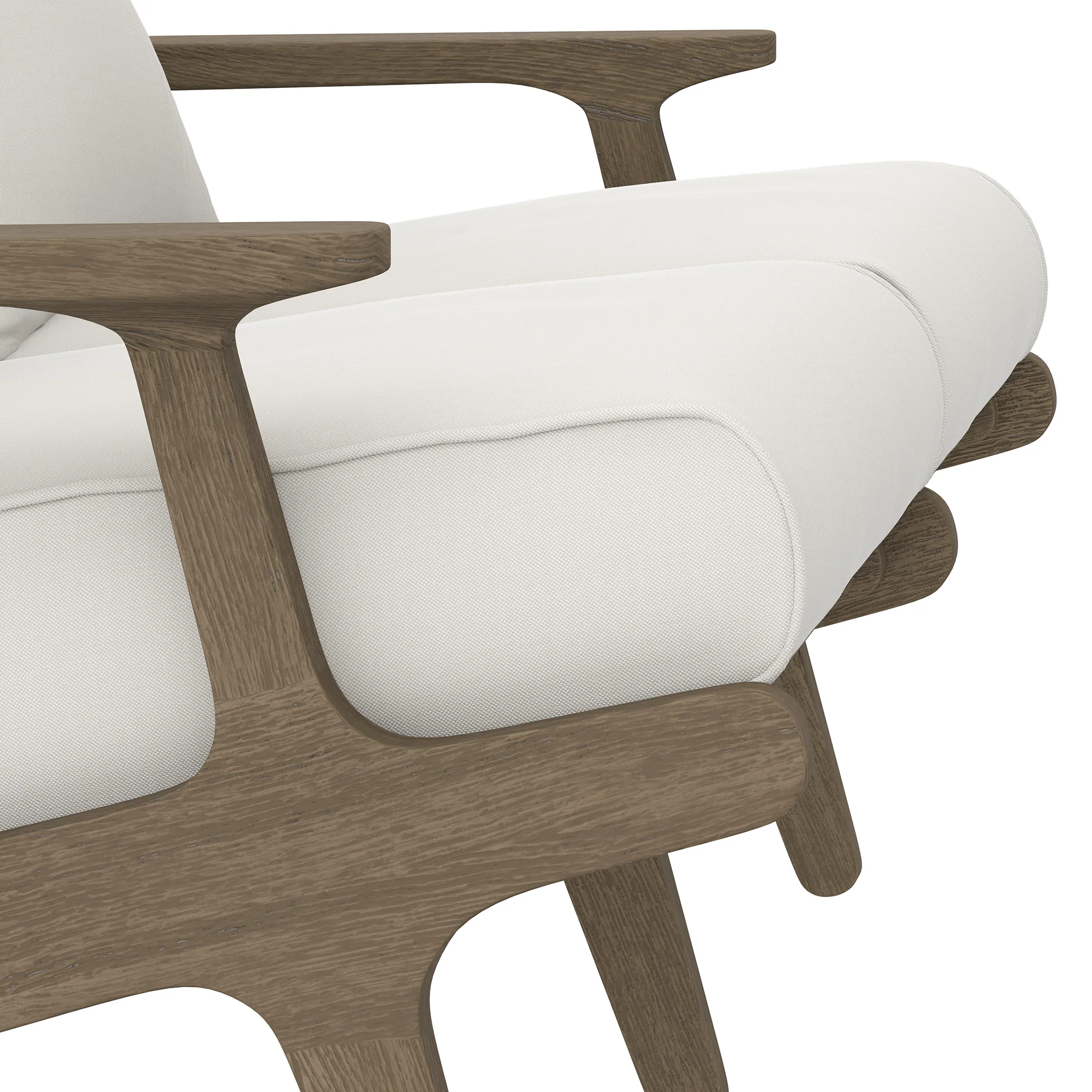 Saratoga Outdoor Patio Teak Wood Loveseat by Modway - Image 7