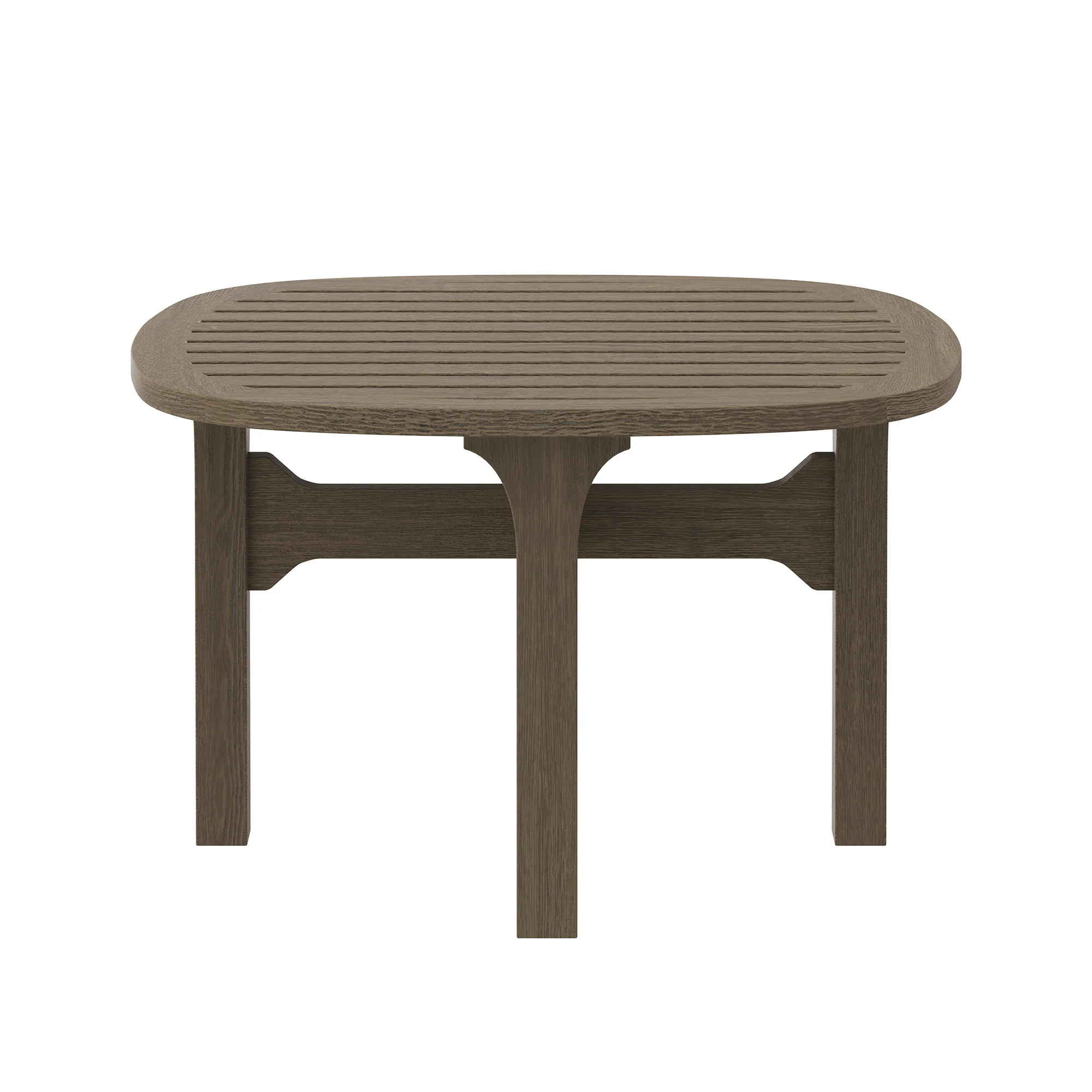 Saratoga Square Outdoor Patio Teak Wood Side Table by Modway - Image 4