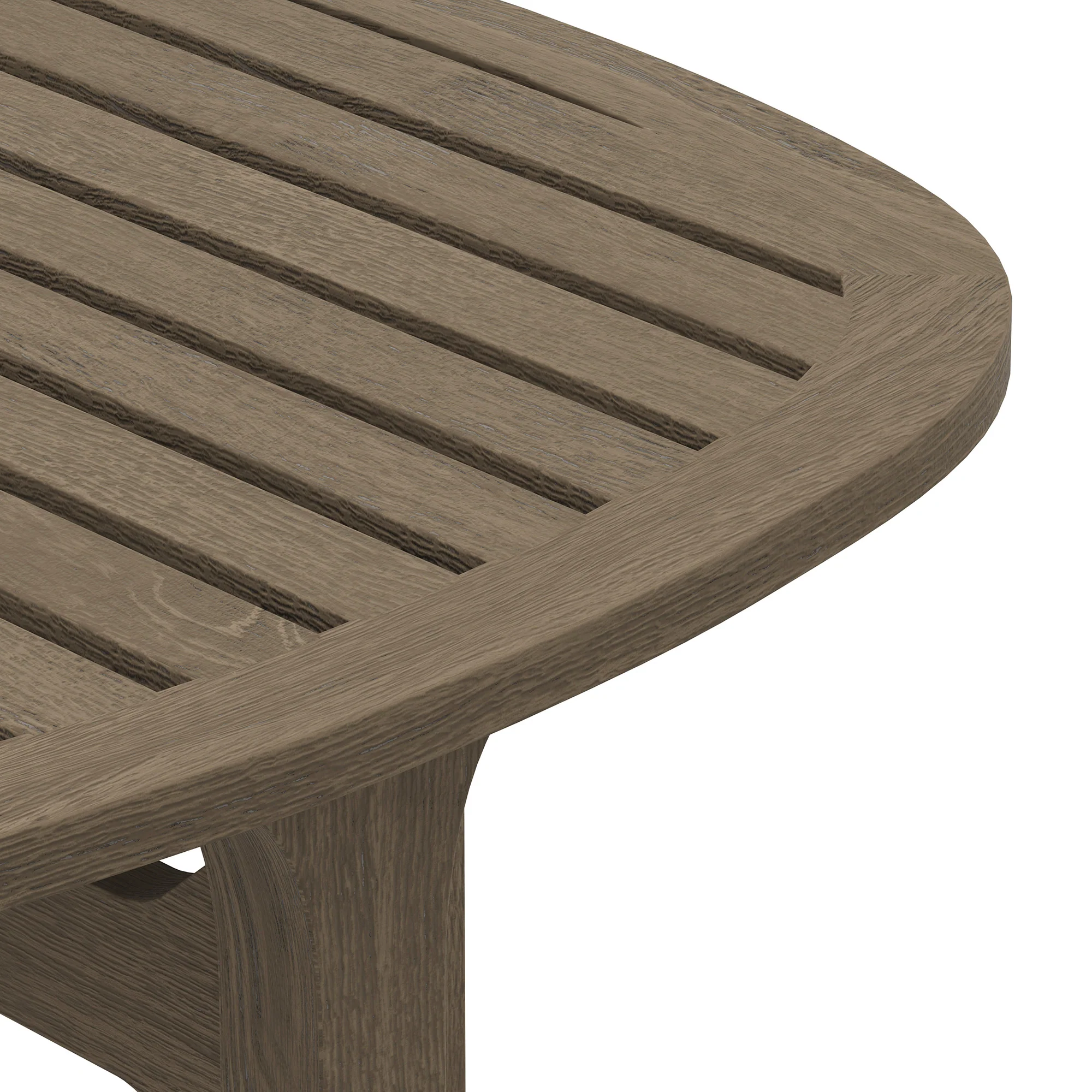 Saratoga Square Outdoor Patio Teak Wood Side Table by Modway - Image 6