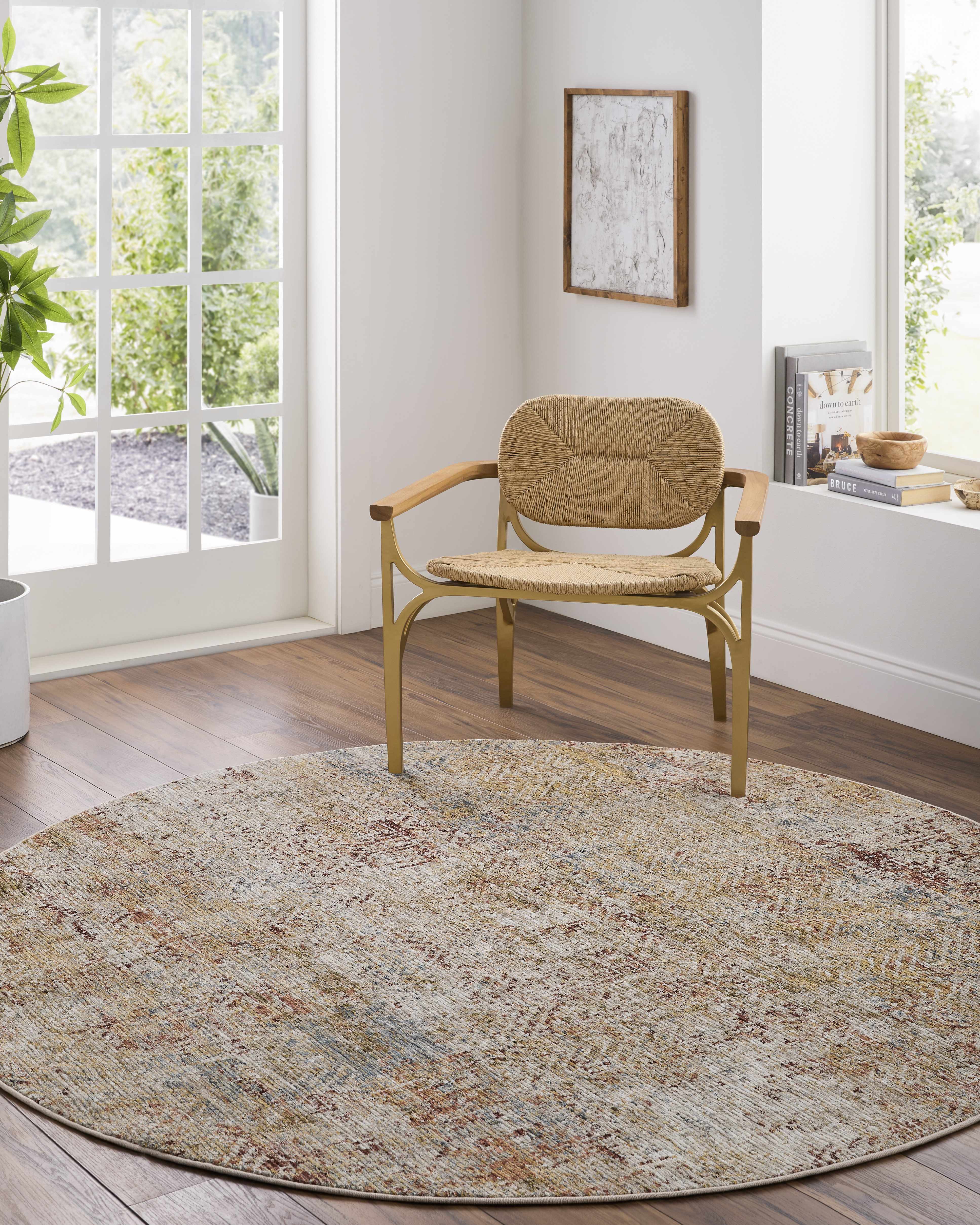 Sava Rust Rich Textured Traditional Rug - Image 11