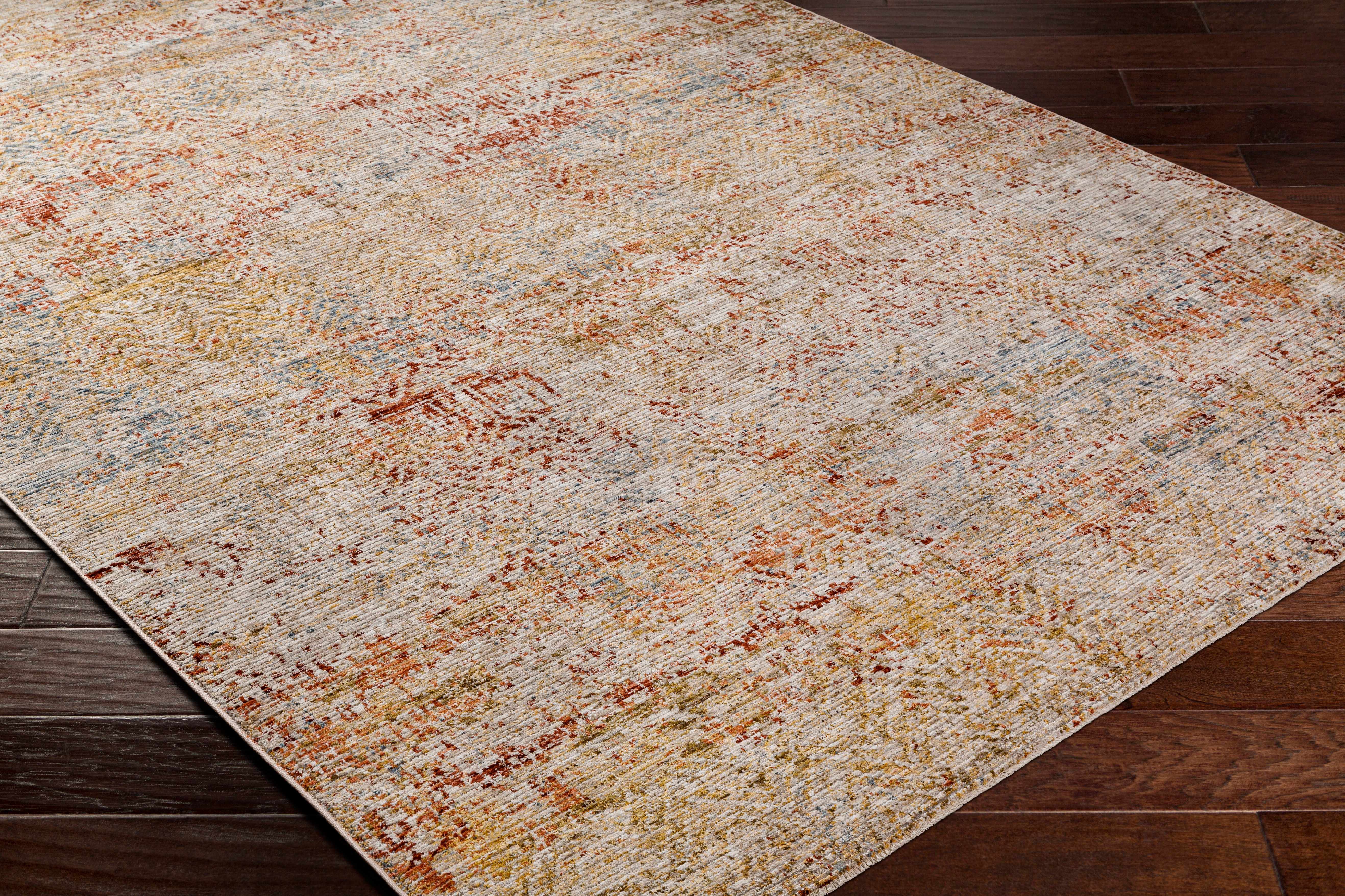 Sava Rust Rich Textured Traditional Rug - Image 4