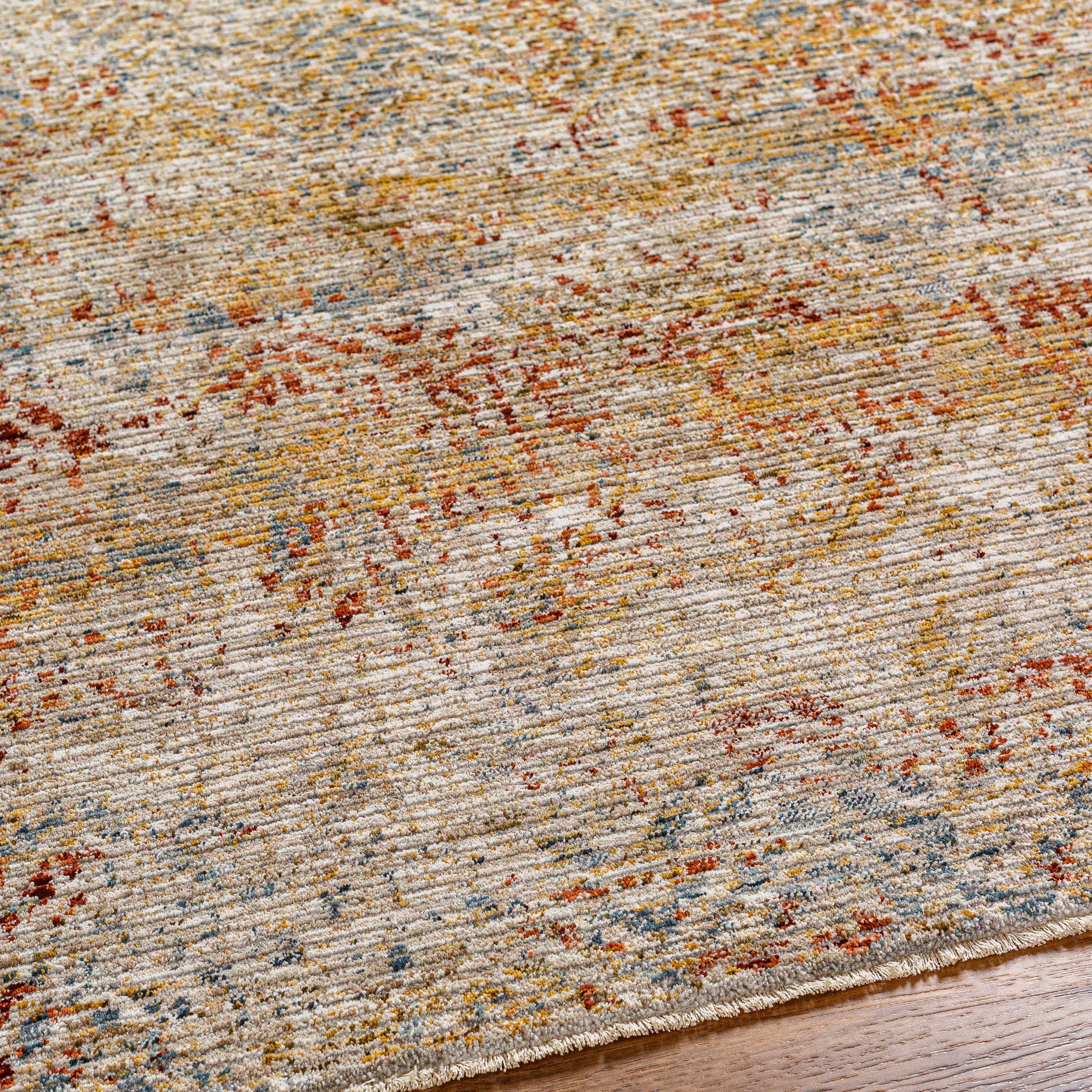 Sava Rust Rich Textured Traditional Rug - Image 6
