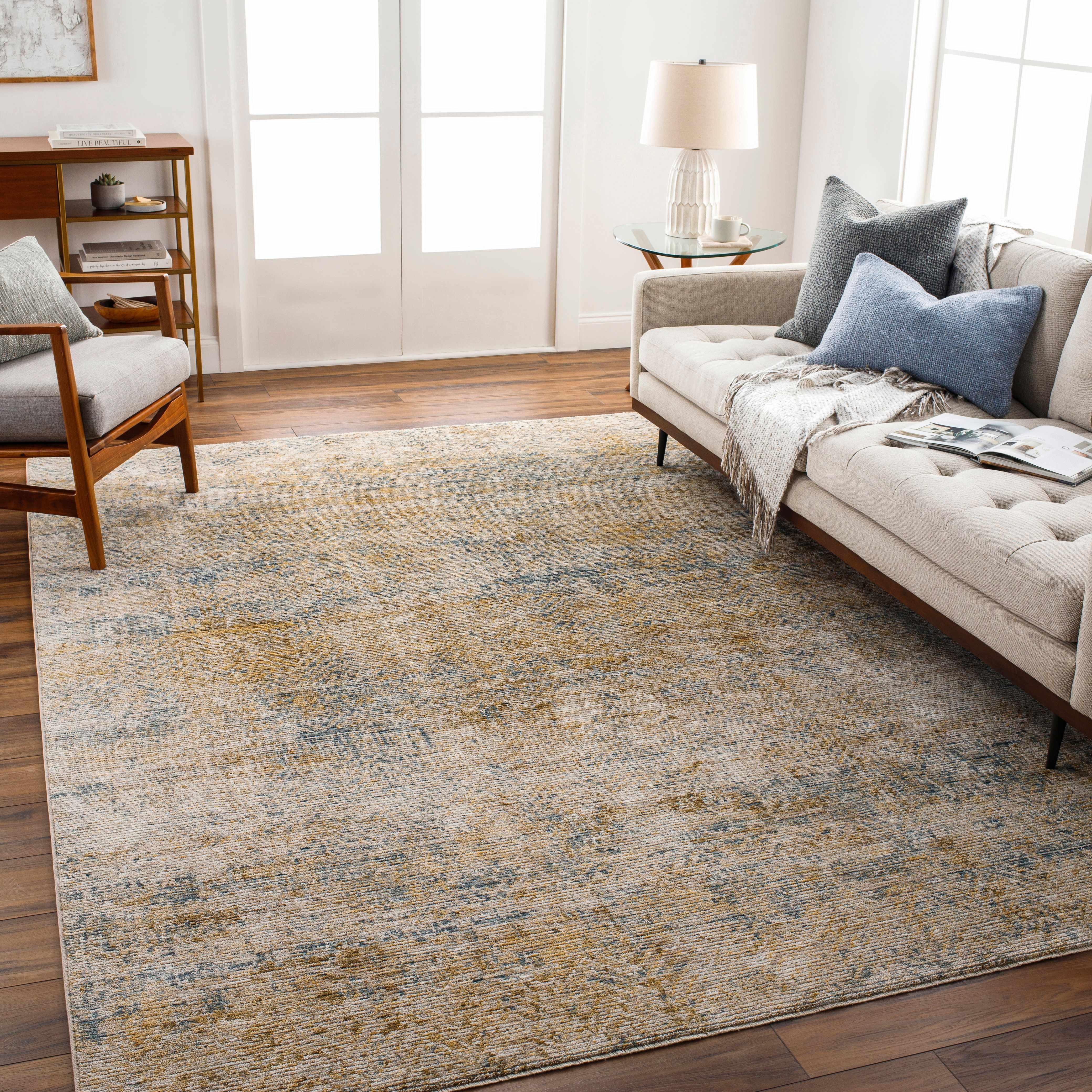 Sava Tan Rich Textured Rug - Clearance - Image 2