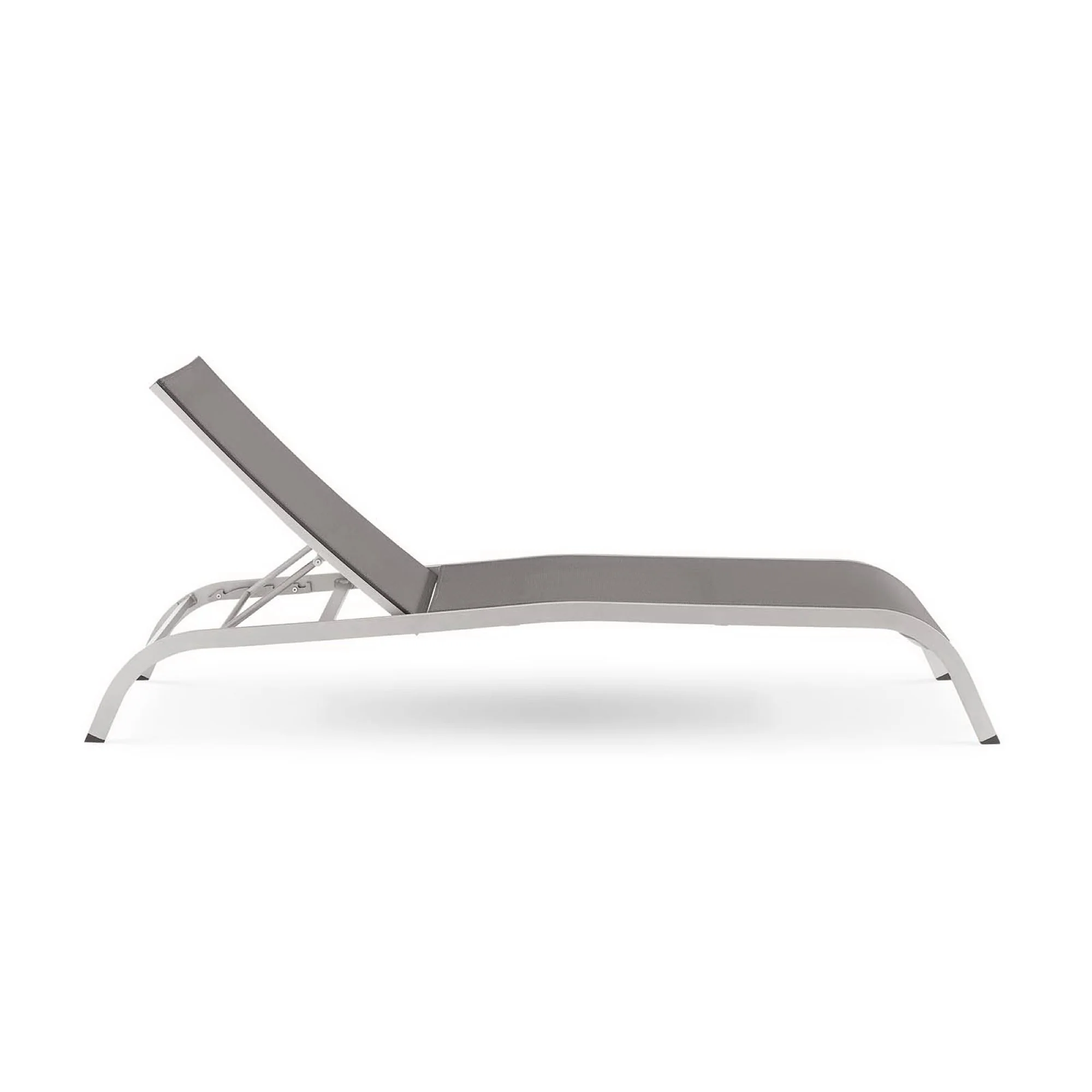 Savannah Mesh Chaise Outdoor Patio Aluminum Lounge Chair by Modway - Image 12
