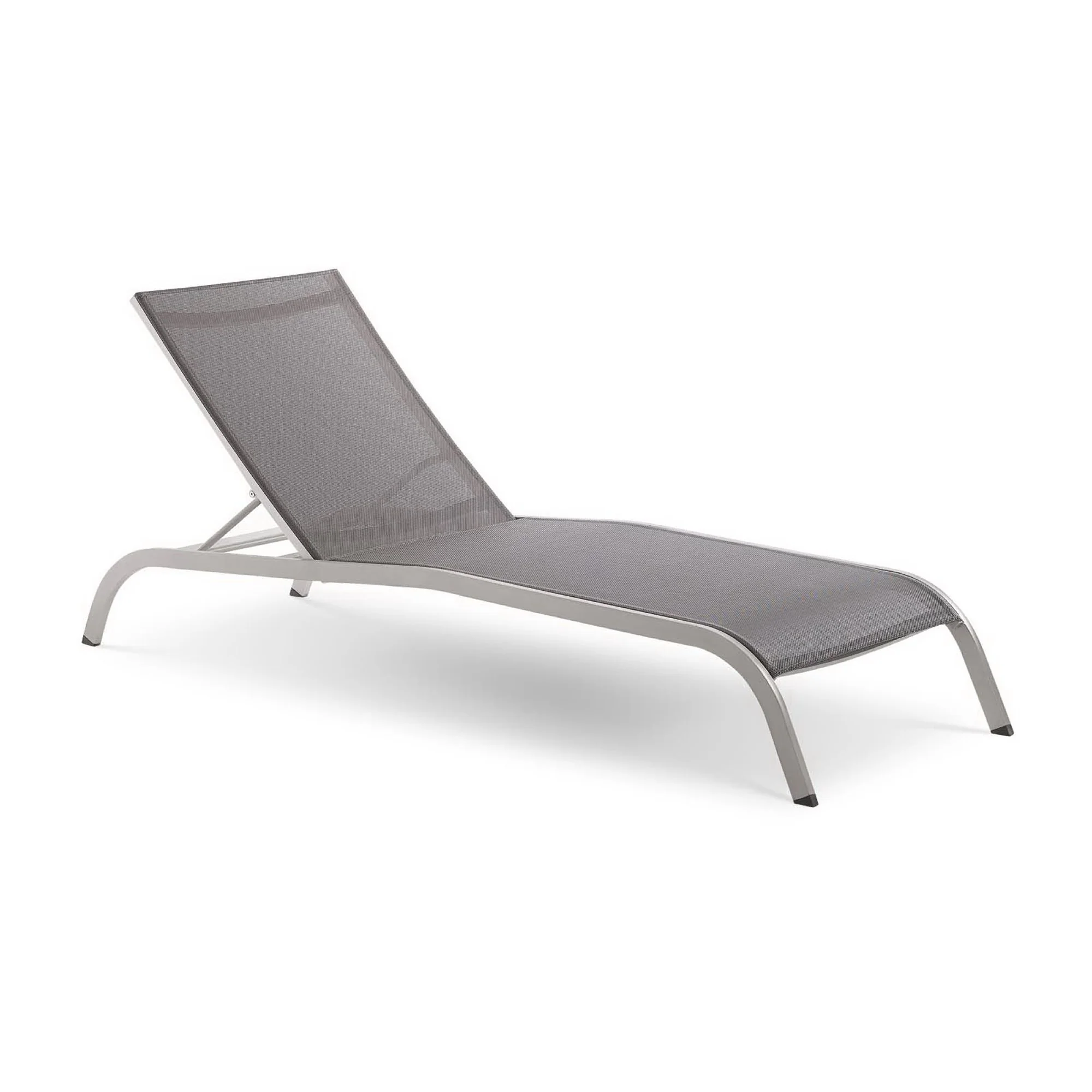 Savannah Mesh Chaise Outdoor Patio Aluminum Lounge Chair by Modway - Image 13