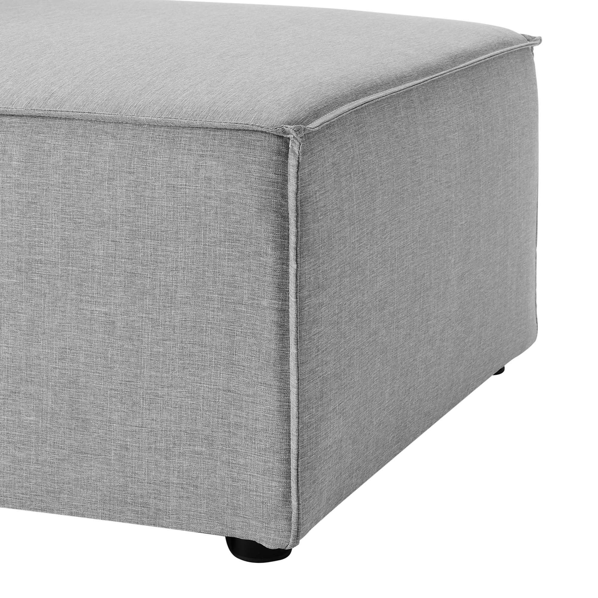 Saybrook Outdoor Patio Upholstered Sectional Sofa Armless Chair by Modway - Image 13