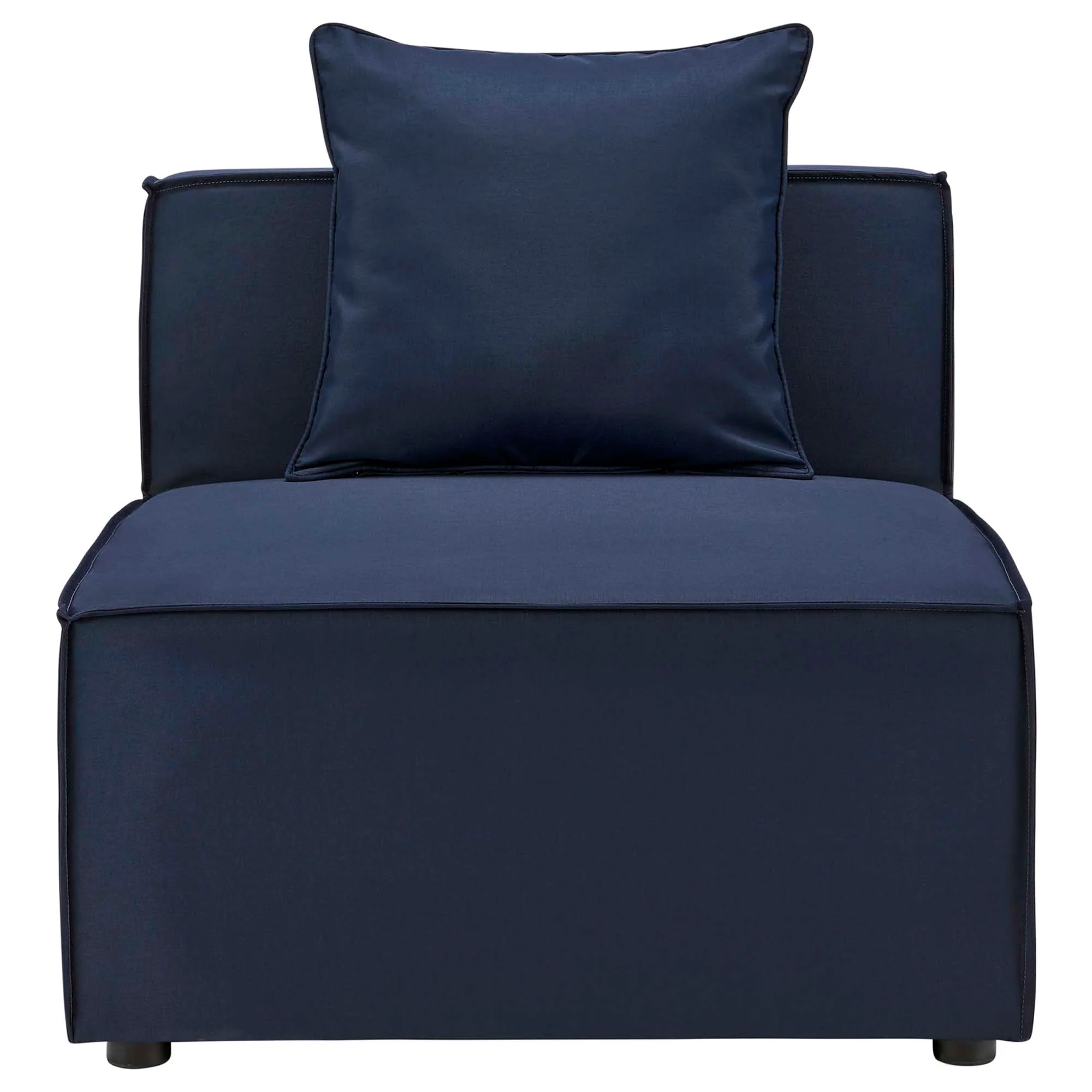 Saybrook Outdoor Patio Upholstered Sectional Sofa Armless Chair by Modway - Image 14