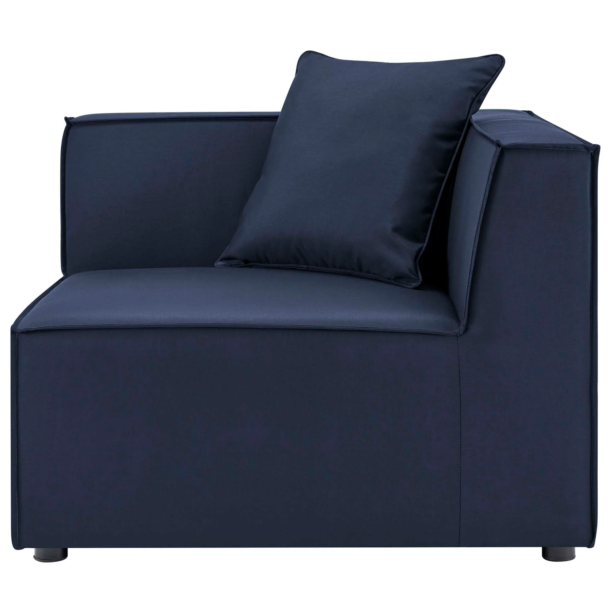 Saybrook Outdoor Patio Upholstered Sectional Sofa Corner Chair - Image 12