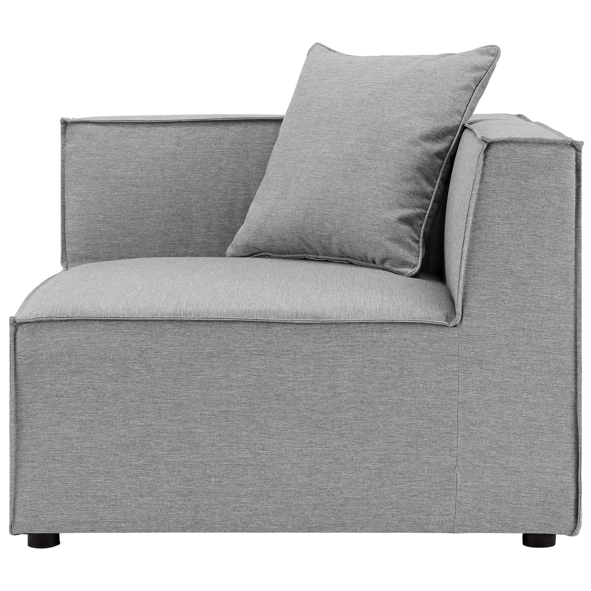 Saybrook Outdoor Patio Upholstered Sectional Sofa Corner Chair - Image 13