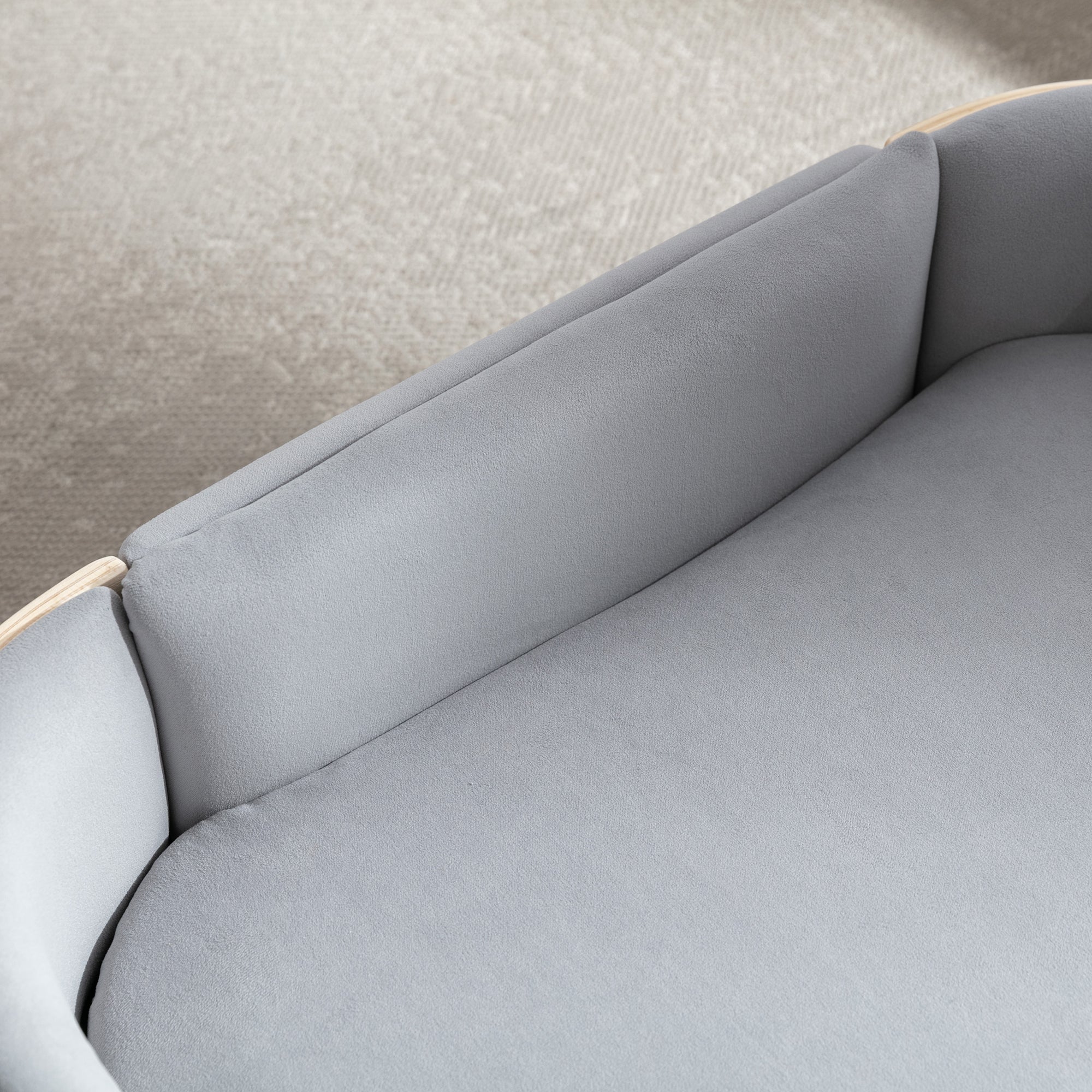 Scandinavian Style Elevated Dog Bed Pet Sofa With Solid Wood Legs - Image 11