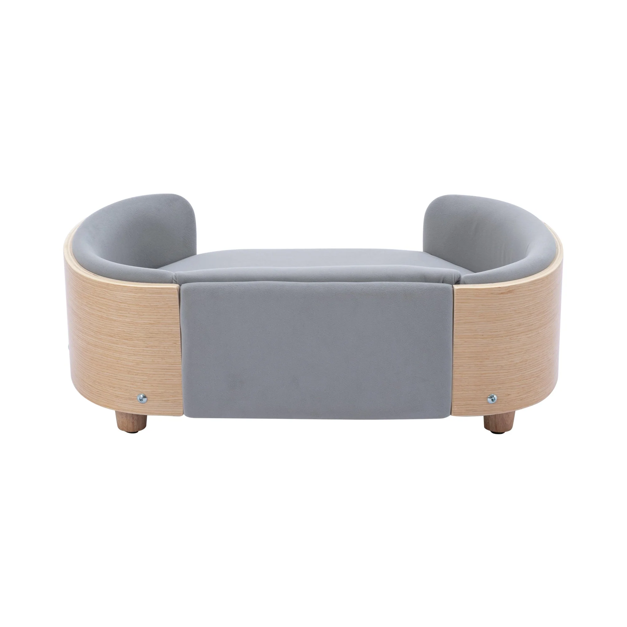 Scandinavian Style Elevated Dog Bed Pet Sofa With Solid Wood Legs - Image 22