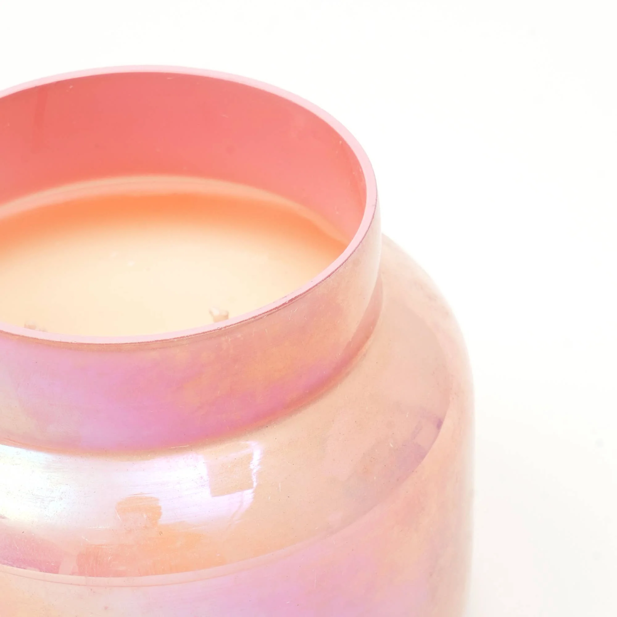 Scented Wax Candle Jar - Pink Lustre - Image 5