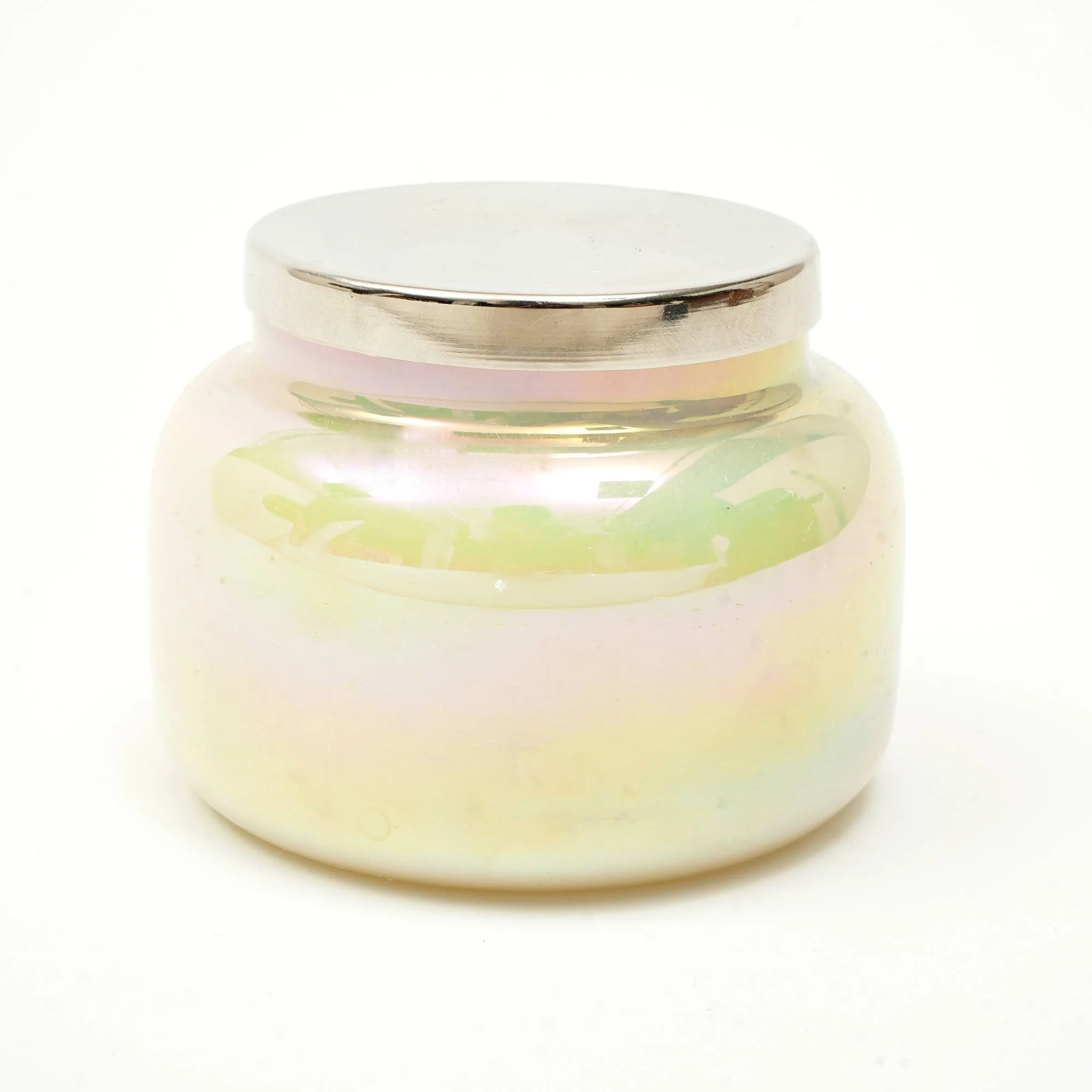 Scented Wax Candle Jar with Lid in Pastel Yellow - Image 5