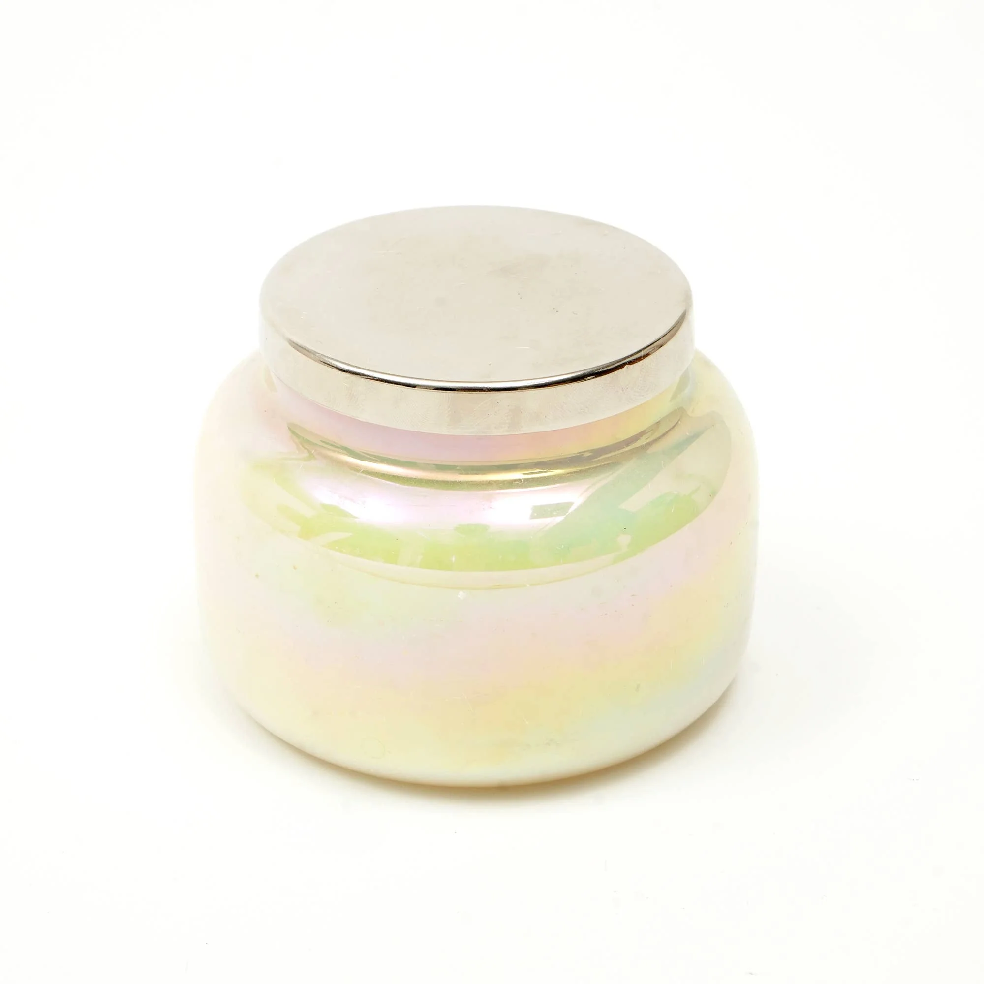 Scented Wax Candle Jar with Lid in Pastel Yellow - Image 6