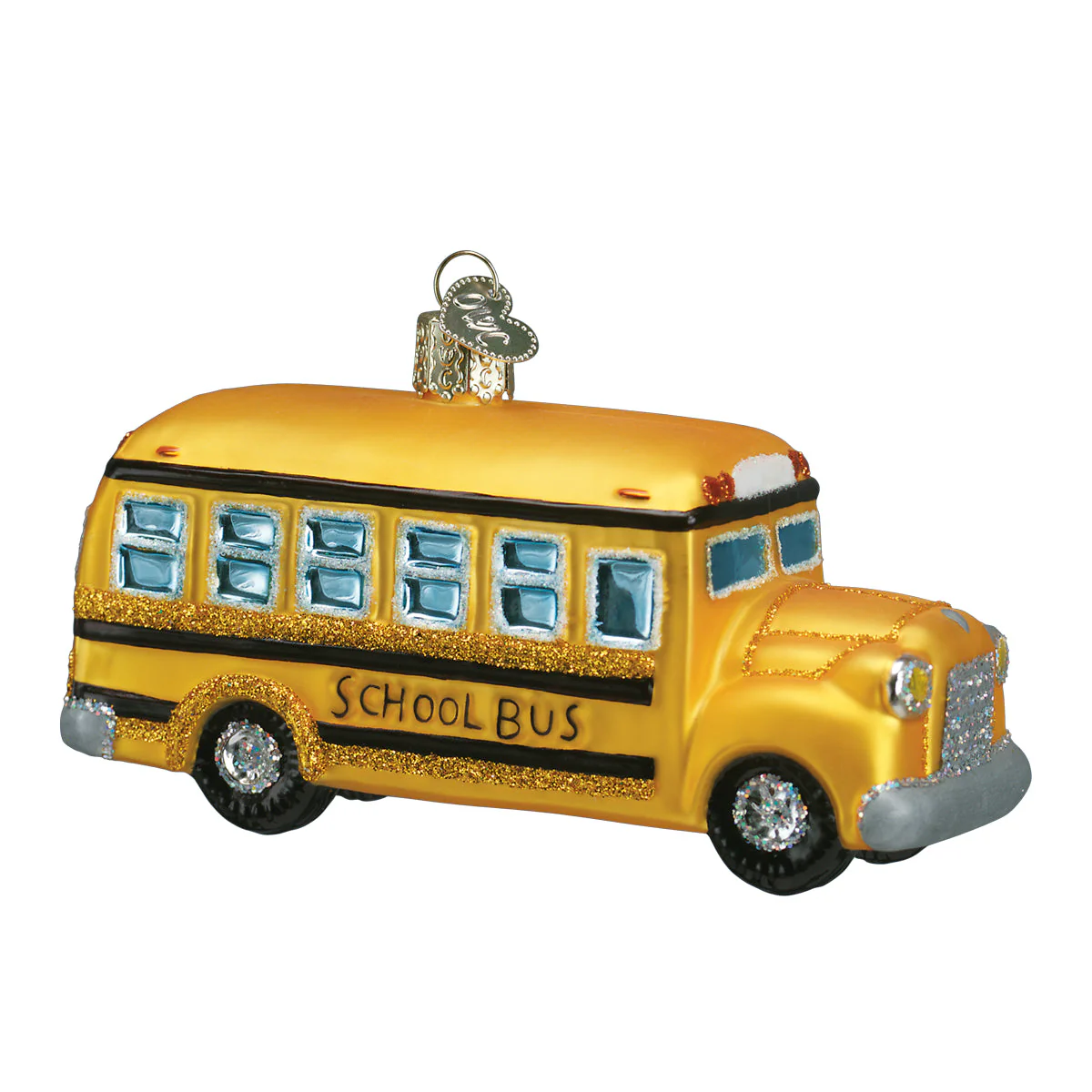 School Bus Ornament by Old World Christmas - Image 3