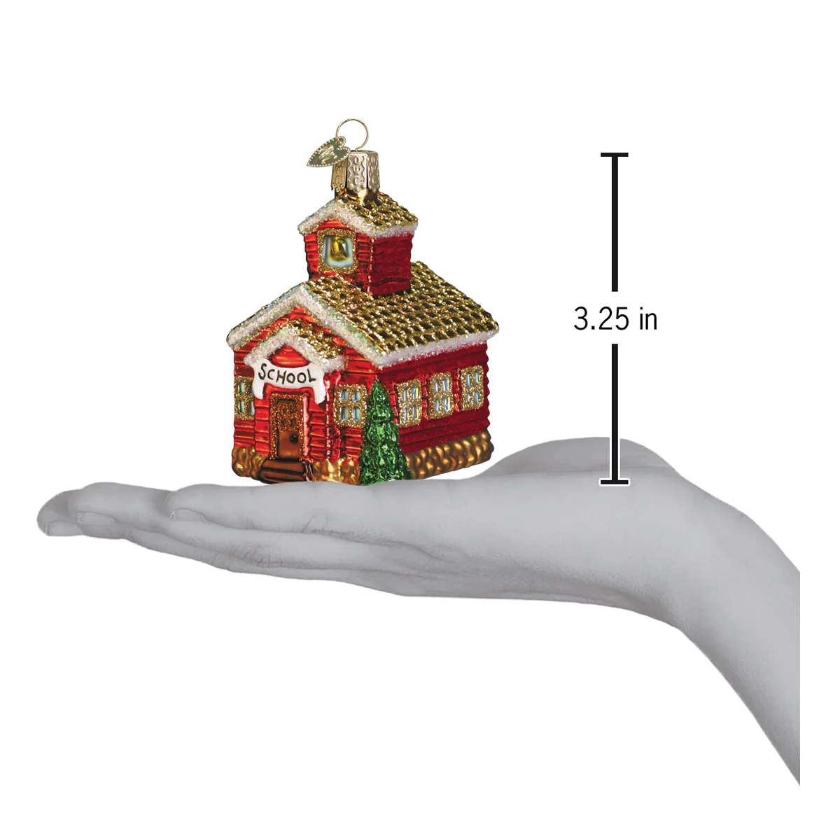 School House Ornament by Old World Christmas - Image 5