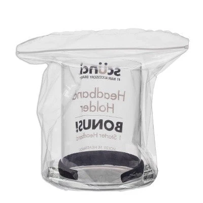 Scünci Headband and Hair Accessories Organizer with Bonus Headband Clear 2pcs - New - Image 2