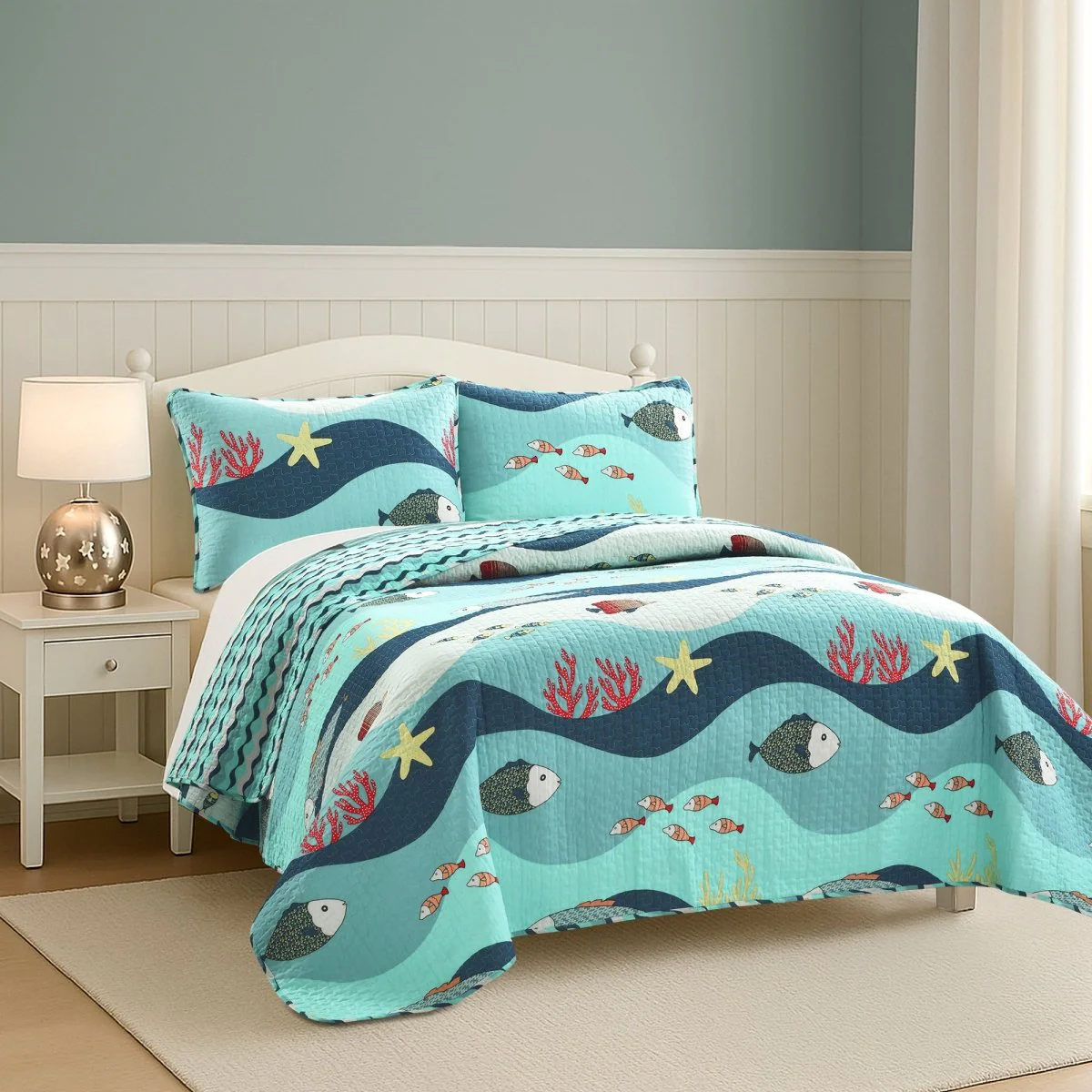 Sea Life Quilt Set - Image 7