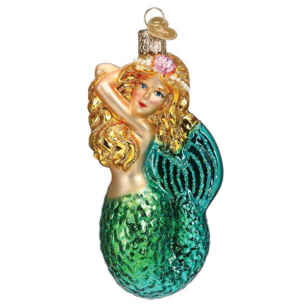 Seashell Mermaid Ornament by Old World Christmas - Image 3