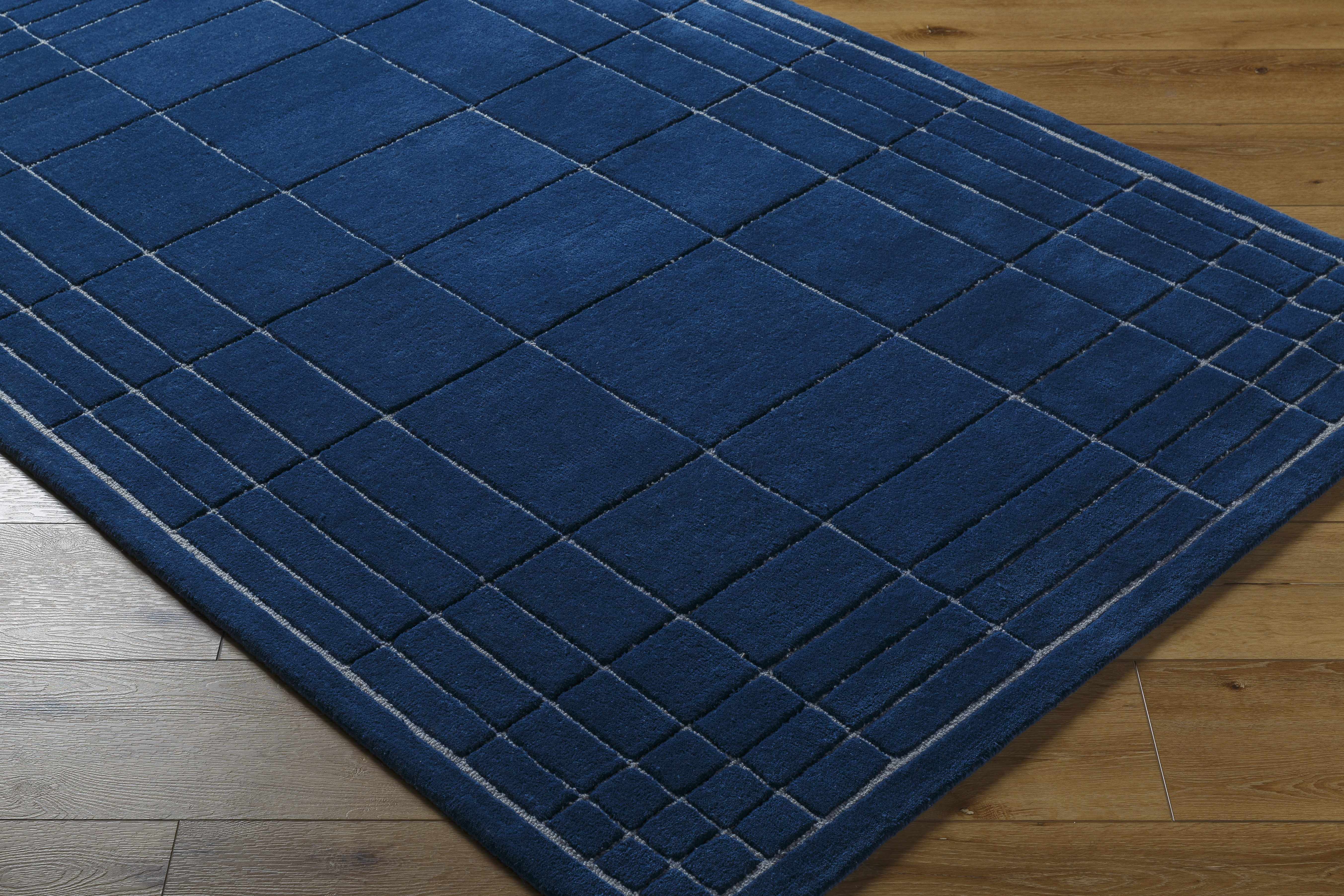 Sedna Navy Wool Area Rug - Image 4