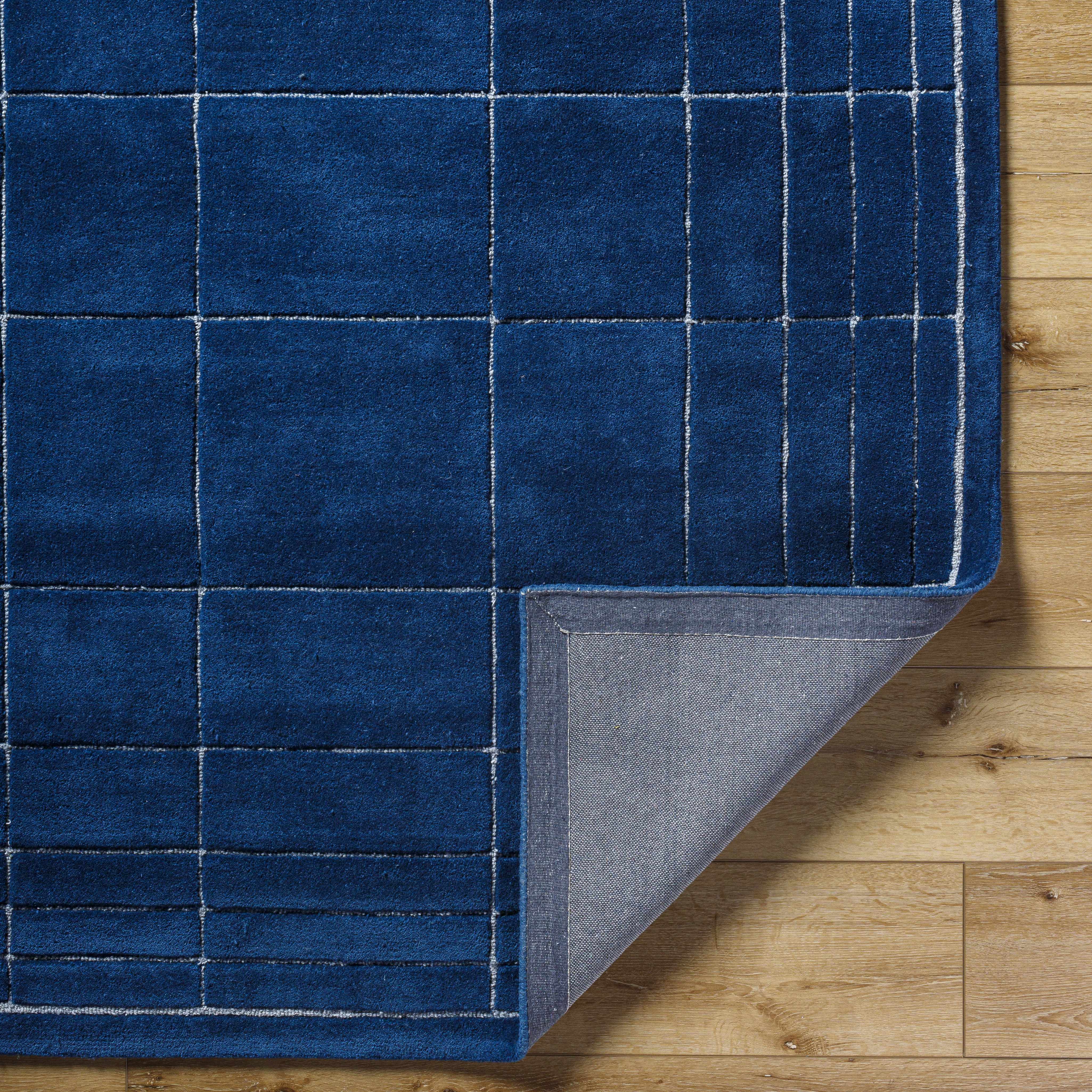 Sedna Navy Wool Area Rug - Image 5