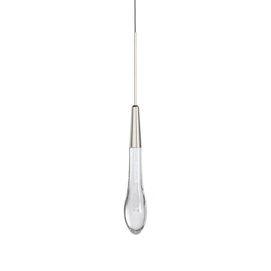 Seeded Glass Raindrop Pendant Light 1-Light 3-Light E12 Fixture - Image 12