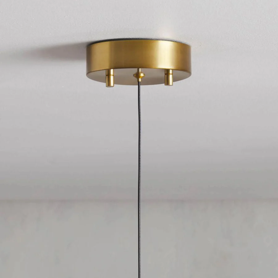 Seeded Glass Raindrop Pendant Light 1-Light 3-Light E12 Fixture - Image 8