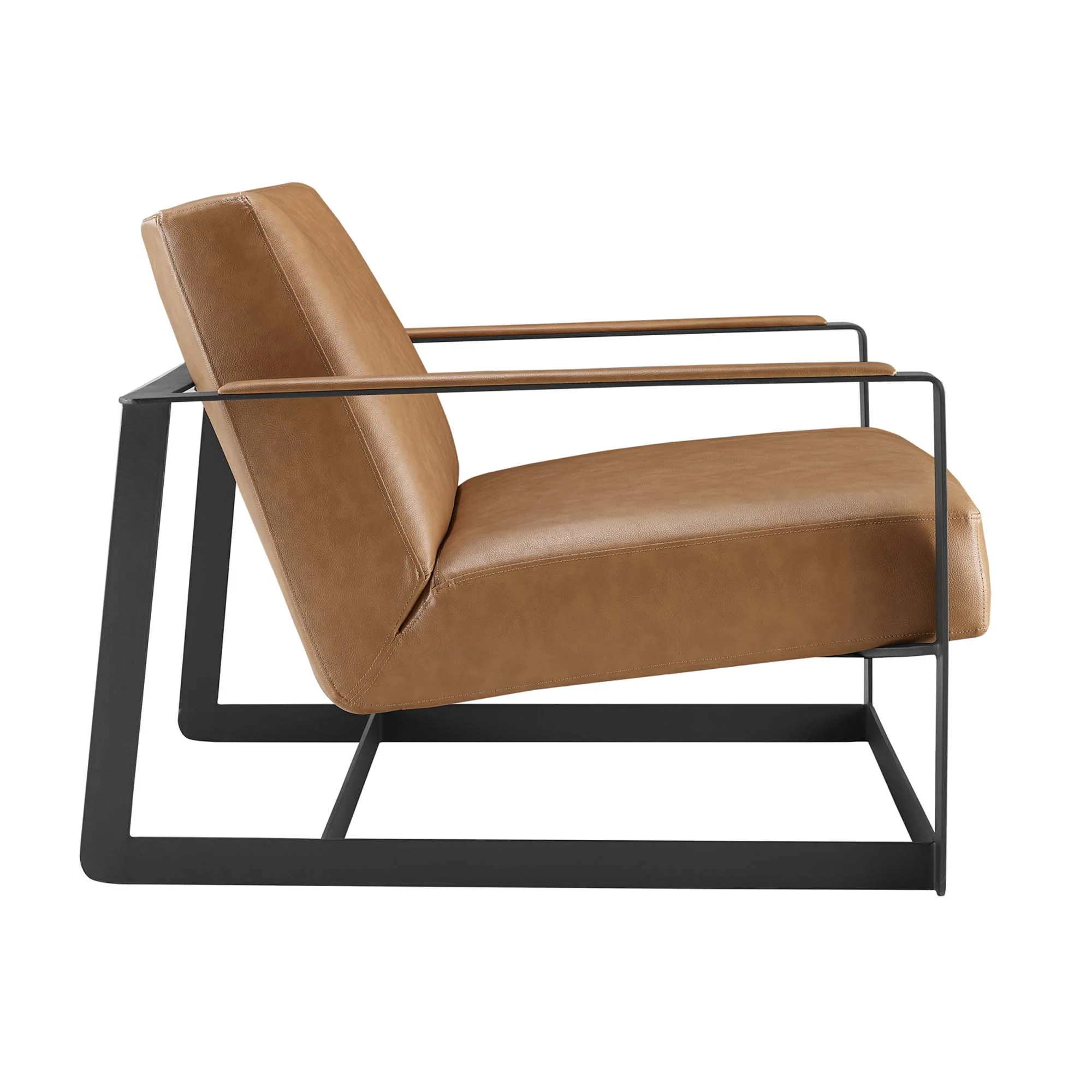 Seg Vegan Leather Accent Chair by Modway - Image 2