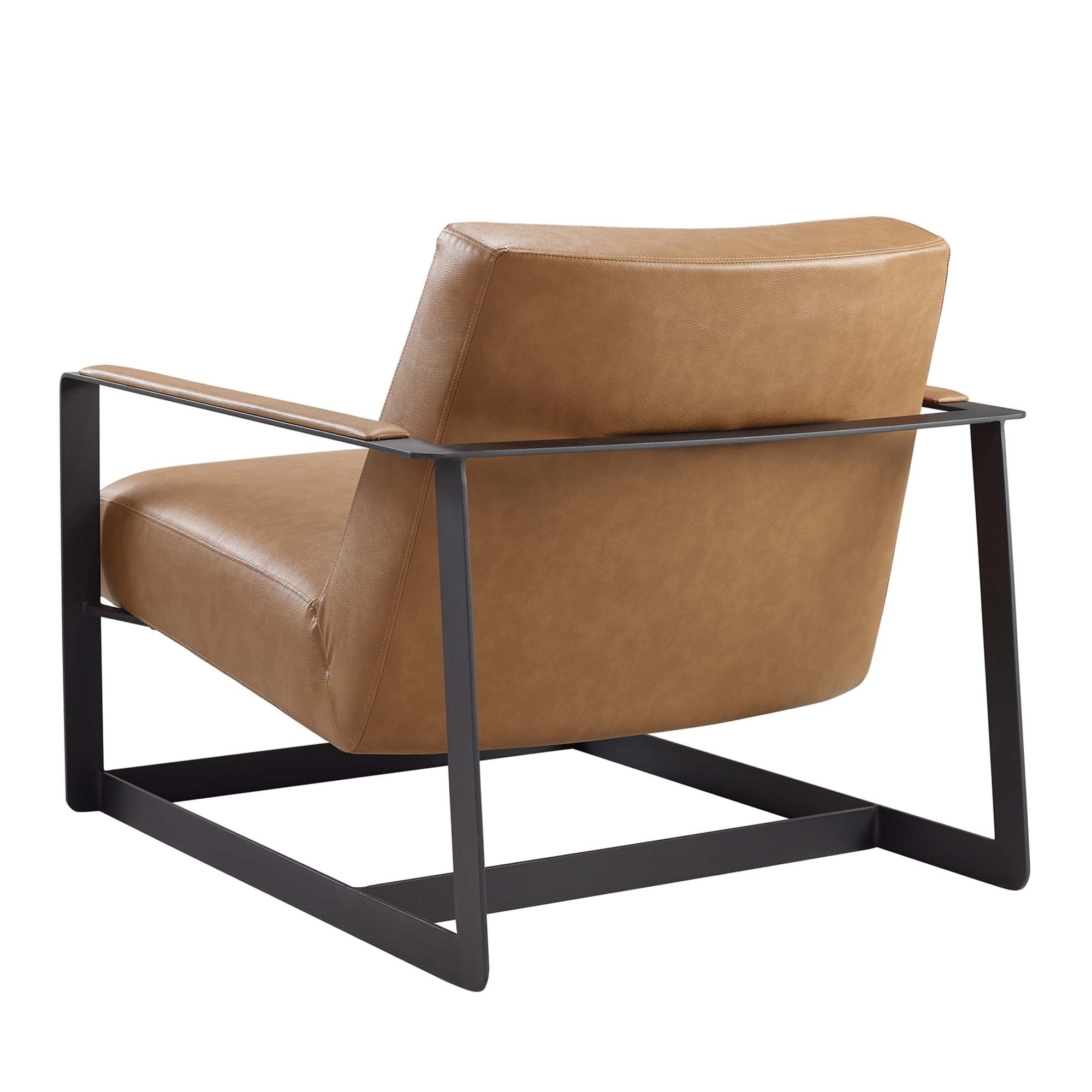 Seg Vegan Leather Accent Chair by Modway - Image 3