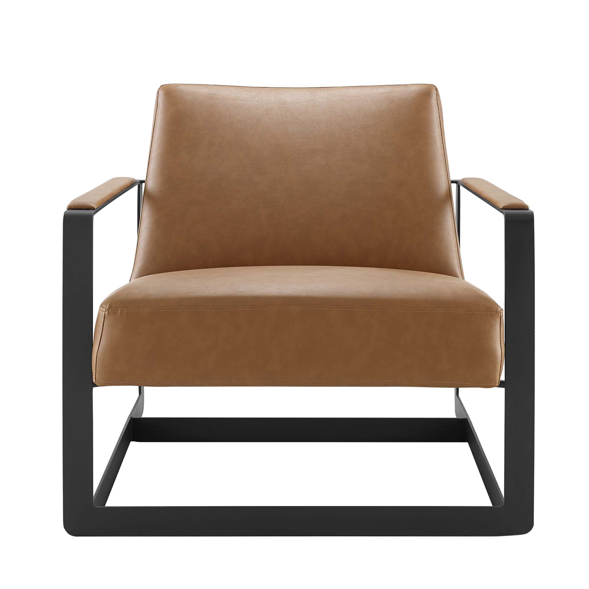Seg Vegan Leather Accent Chair by Modway - Image 4