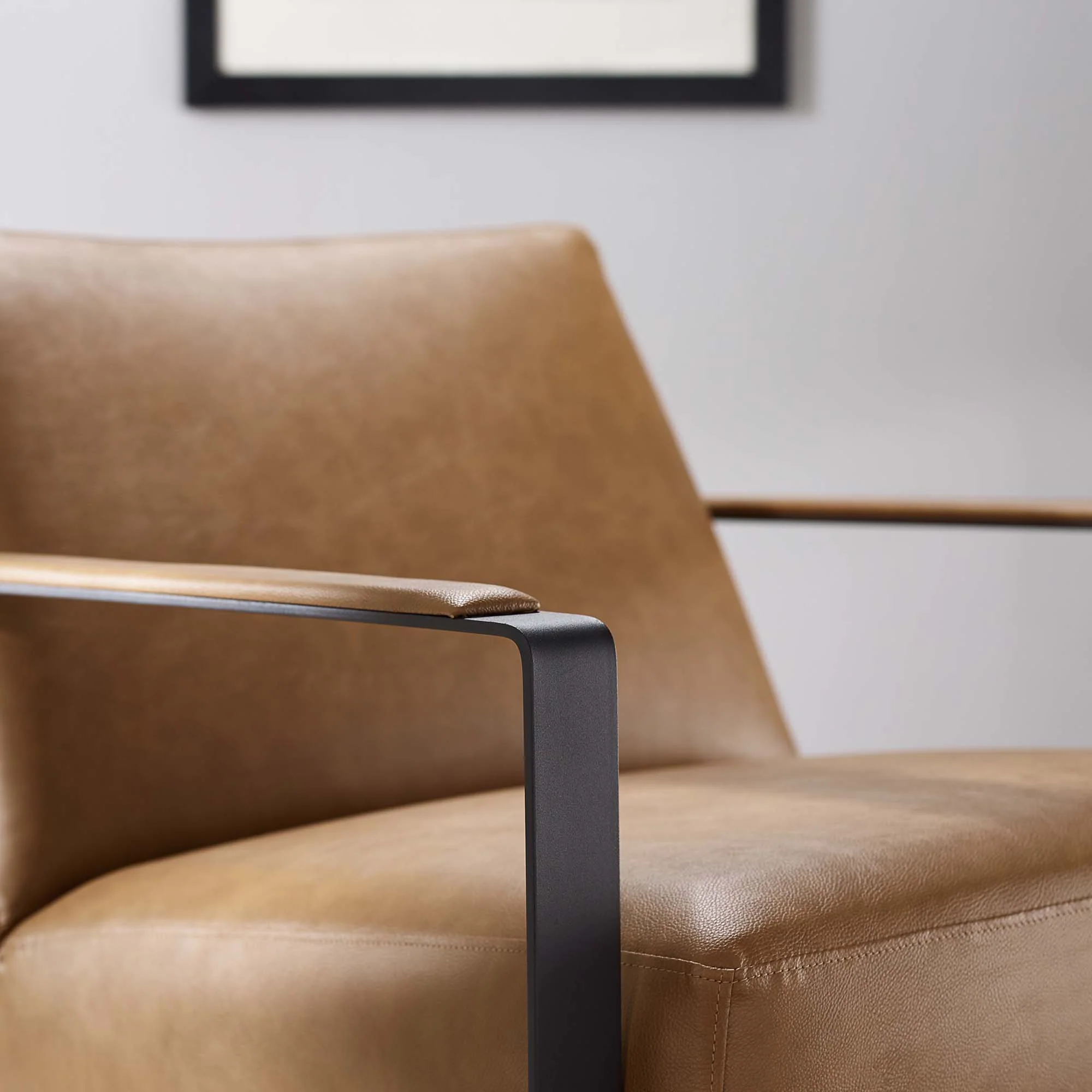 Seg Vegan Leather Accent Chair by Modway - Image 7